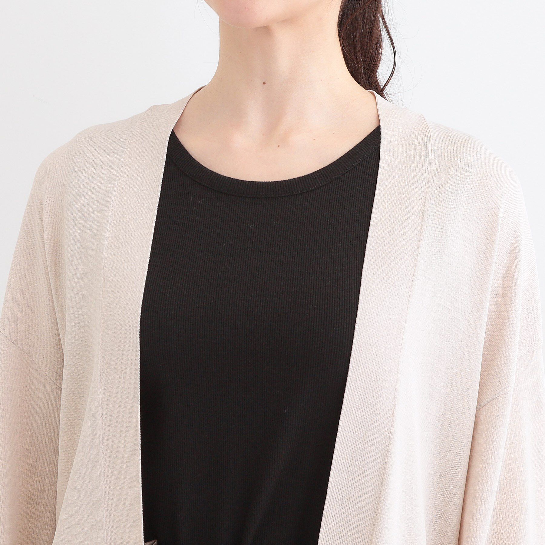 SHOO･LA･RUE「【洗える/ひんやり/UV】お尻が隠れるトッパーカーディガン」|カーディガン|