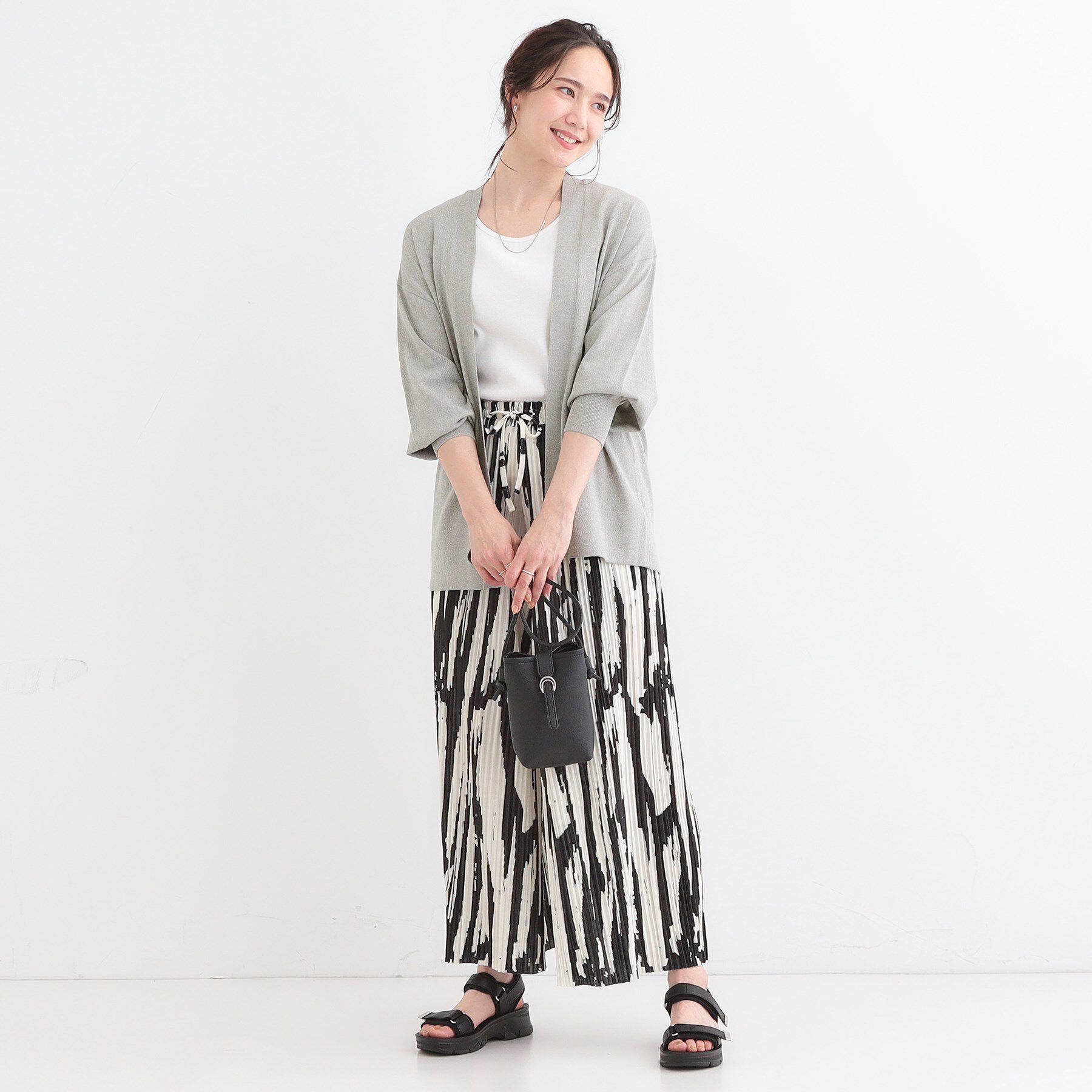 SHOO･LA･RUE「【洗える/ひんやり/UV】お尻が隠れるトッパーカーディガン」|カーディガン|