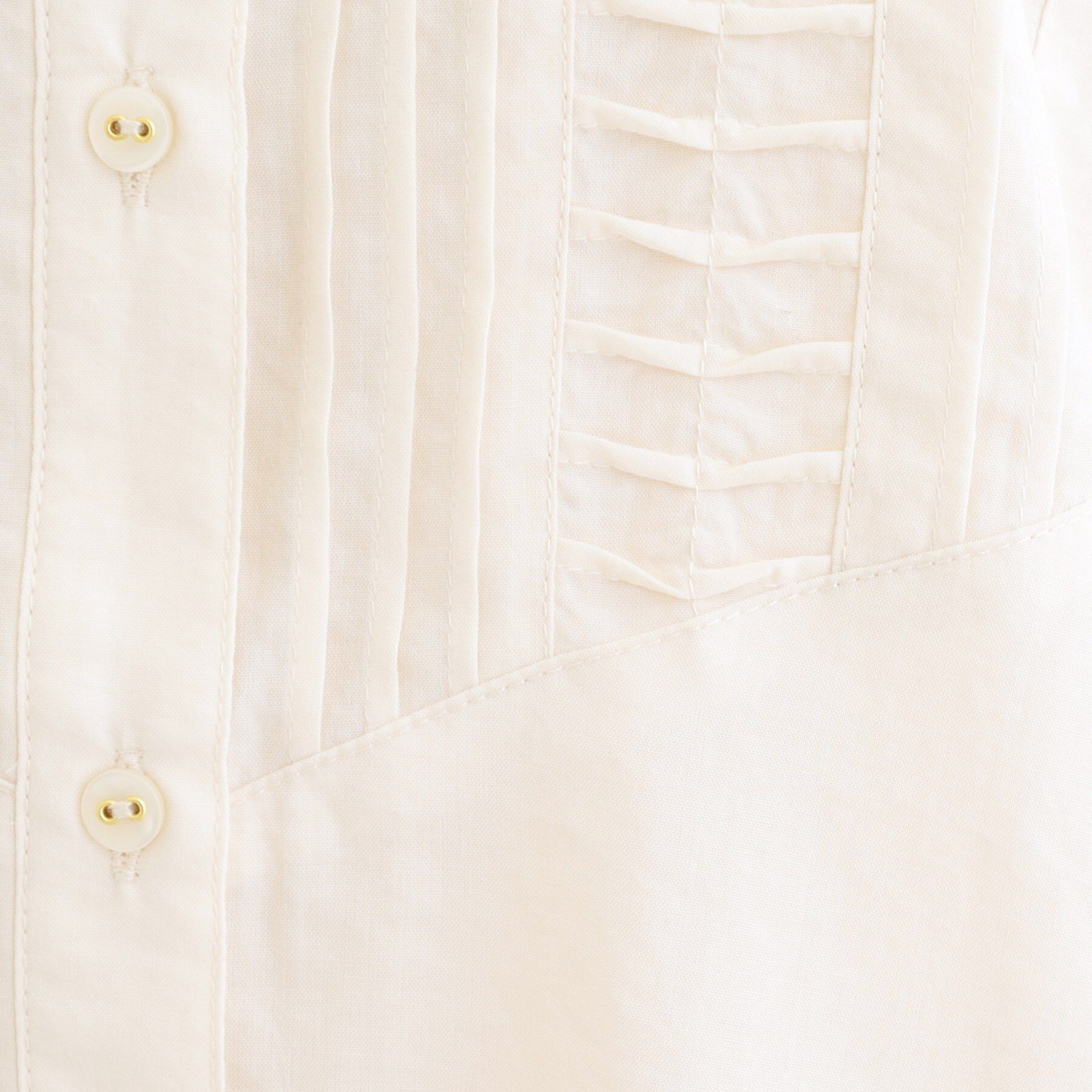 SHOO･LA･RUE「【S-LL】お顔周りを華やかに おりがみタックブラウス」|シャツ・ブラウス|