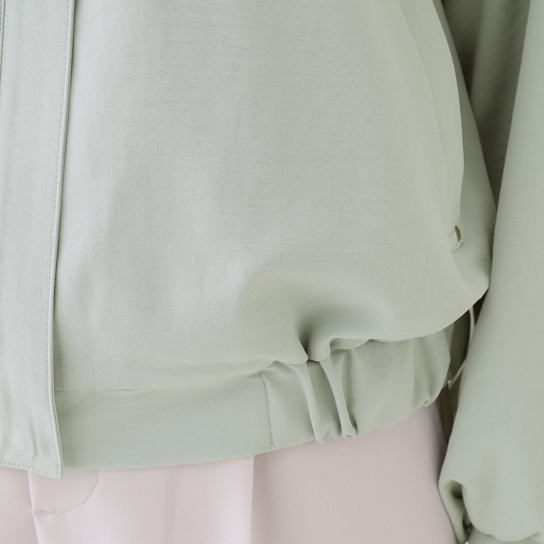 SHOO･LA･RUE「さらっと羽織れる ノーカラーブルゾン」|ブルゾン・スタジャン|