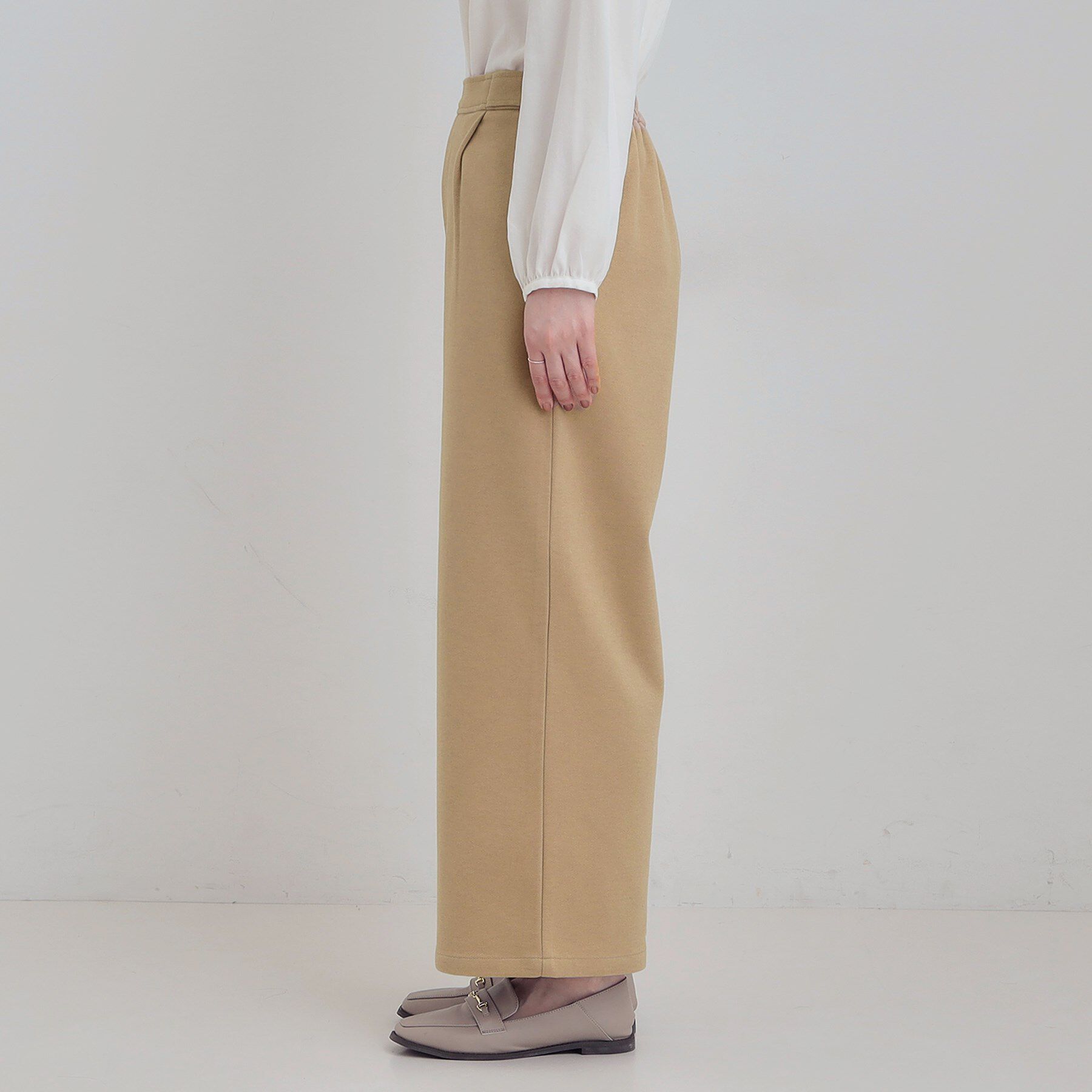 SHOO･LA･RUE「【洗濯機可/S-LL】あったか起毛ワイドパンツ」|その他|