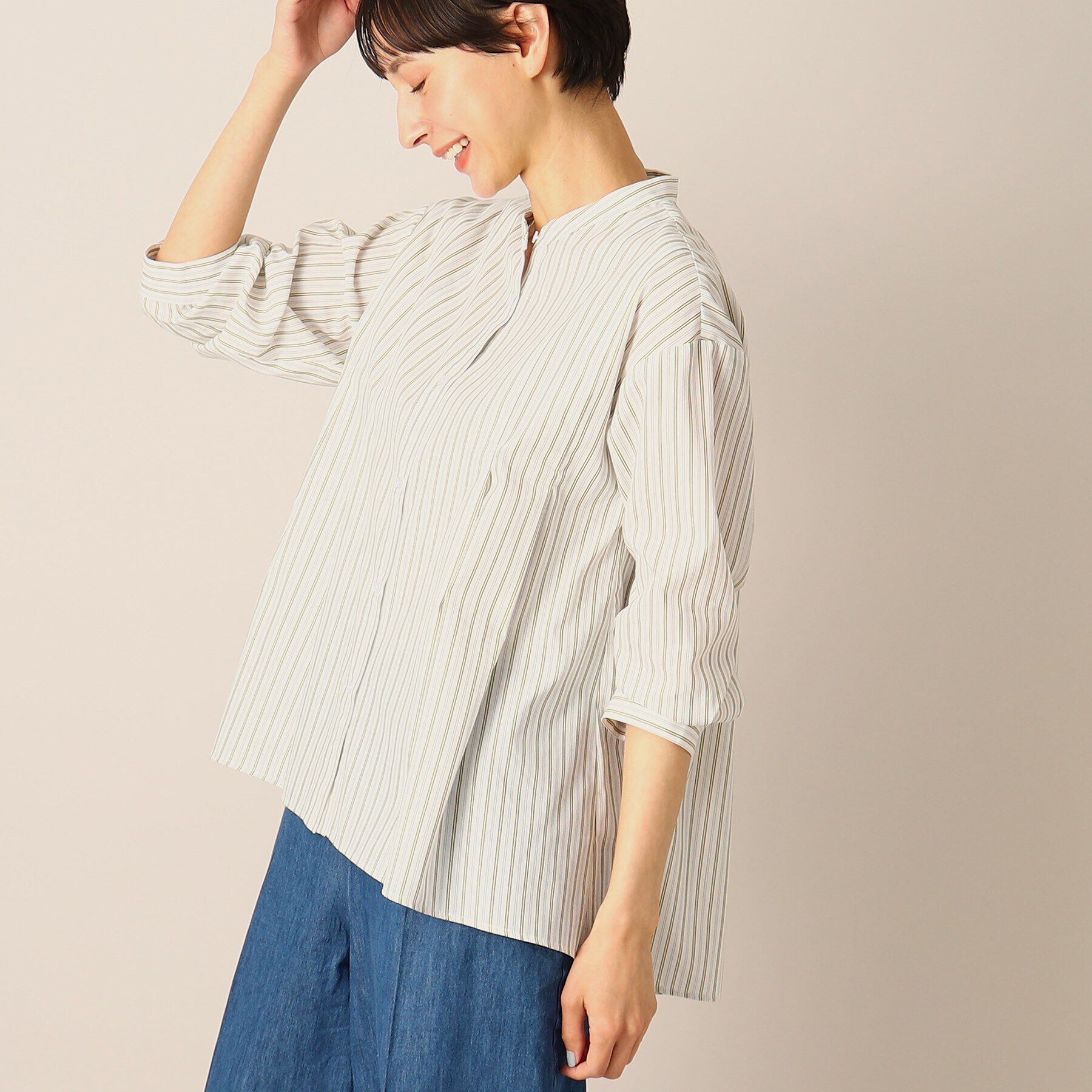 Dessin「【洗える】テントラインブラウス（XS～L）」|シャツ・ブラウス|