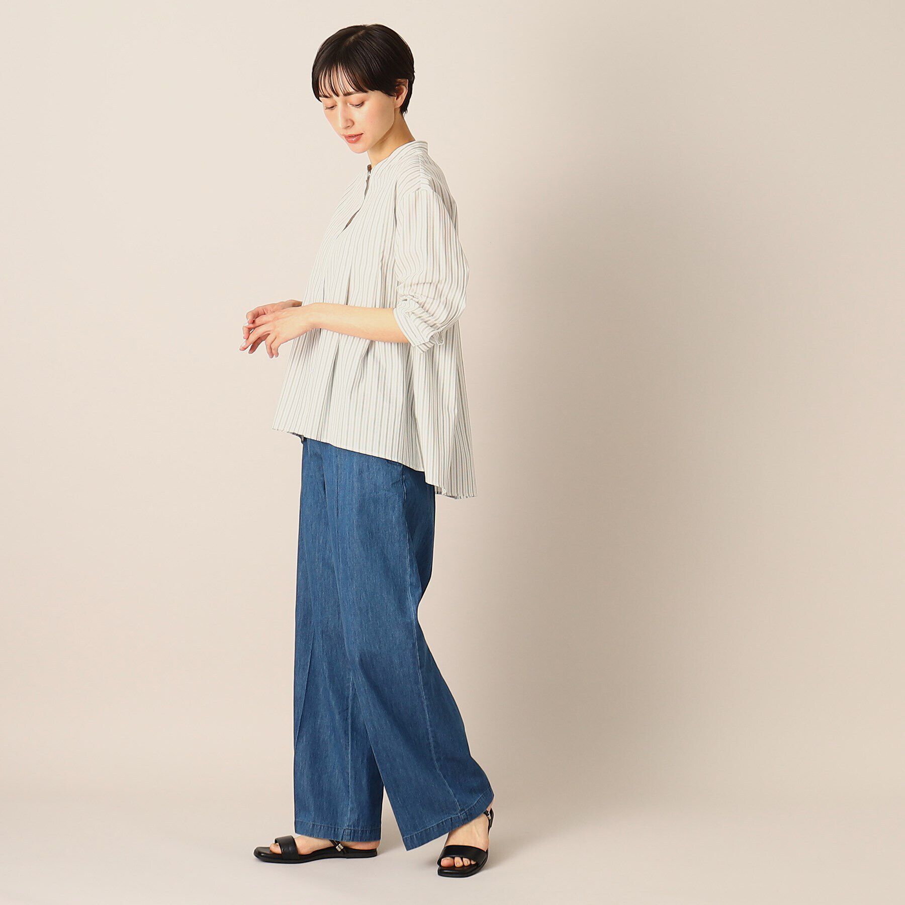 Dessin「【洗える】テントラインブラウス（XS～L）」|シャツ・ブラウス|