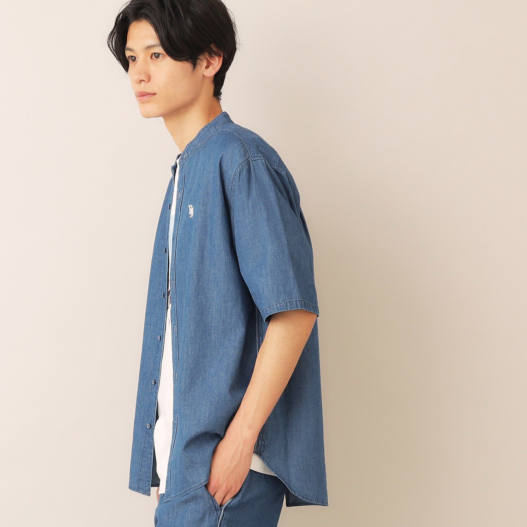 Dessin「綿麻デニムシャツ」|シャツ・ブラウス|