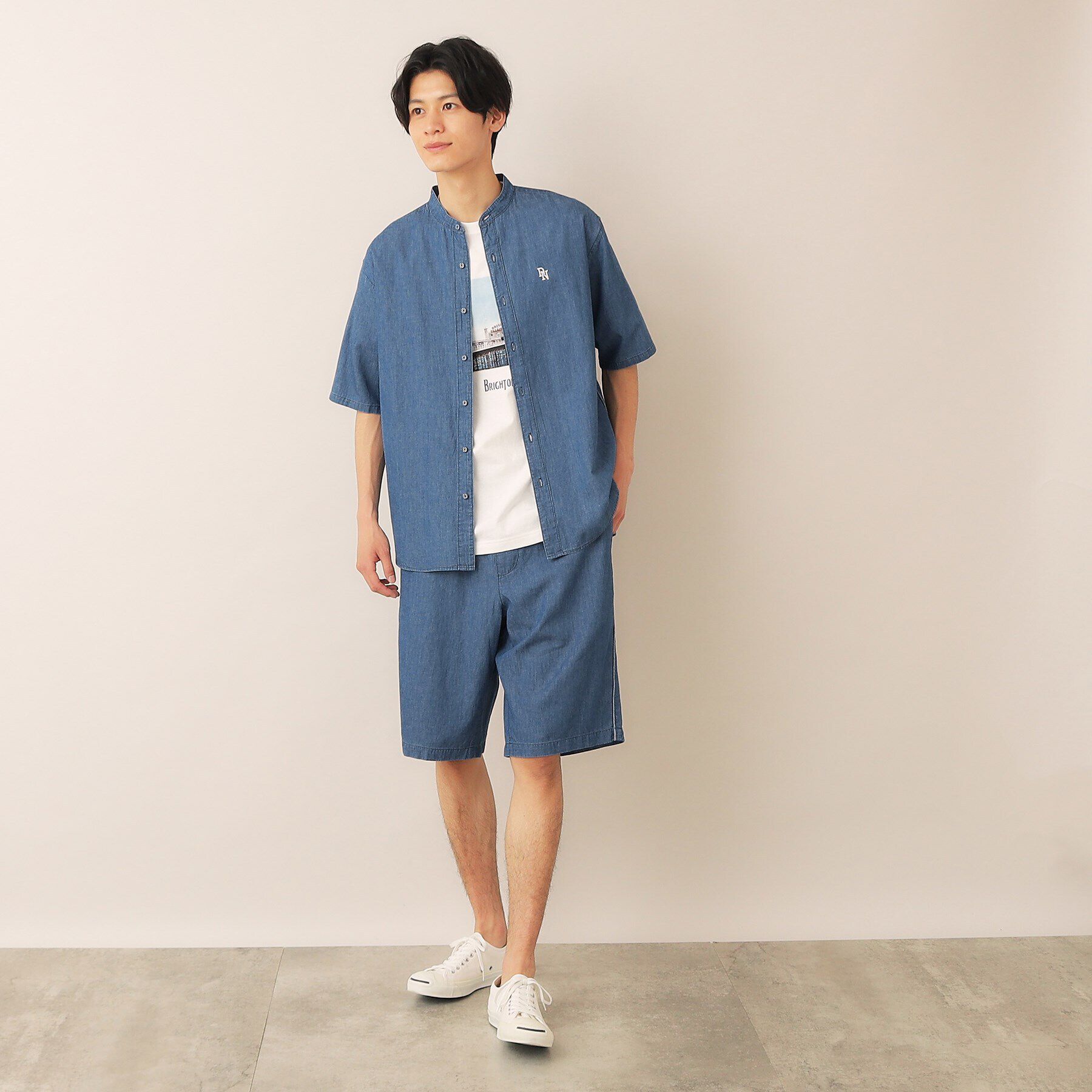 Dessin「綿麻デニムシャツ」|シャツ・ブラウス|