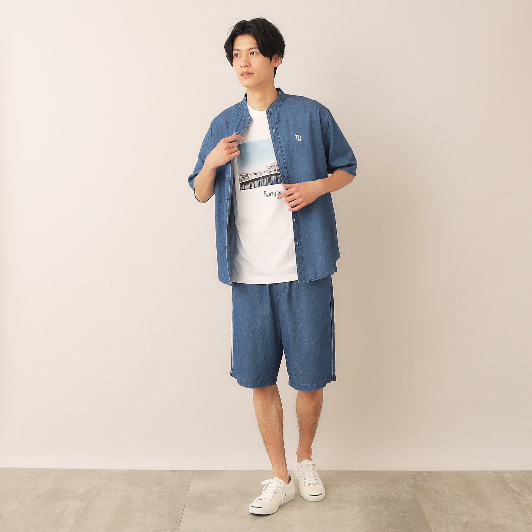 Dessin「綿麻デニムシャツ」|シャツ・ブラウス|