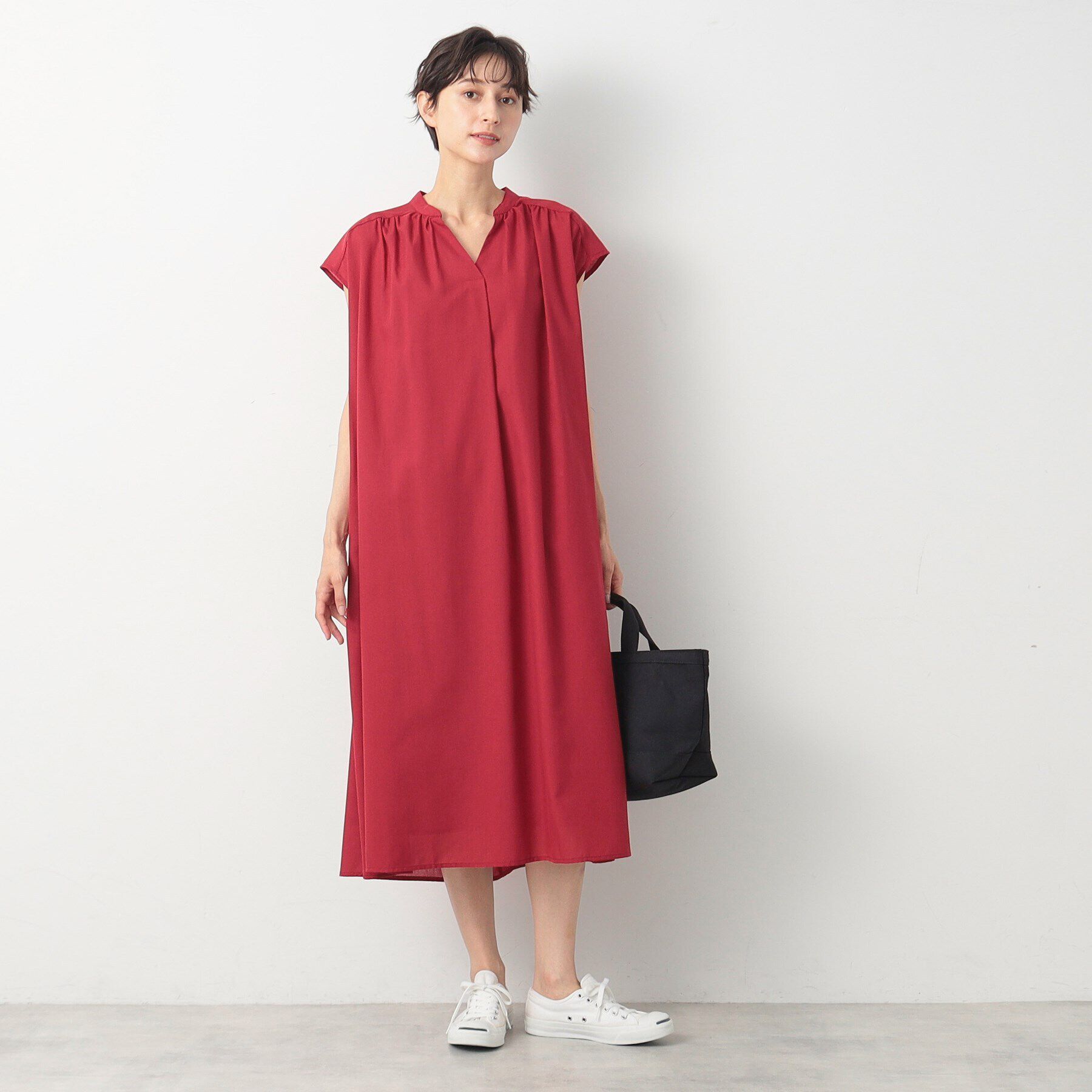 Dessin「【洗える】フレンチスリーブワンピース」|ワンピース|