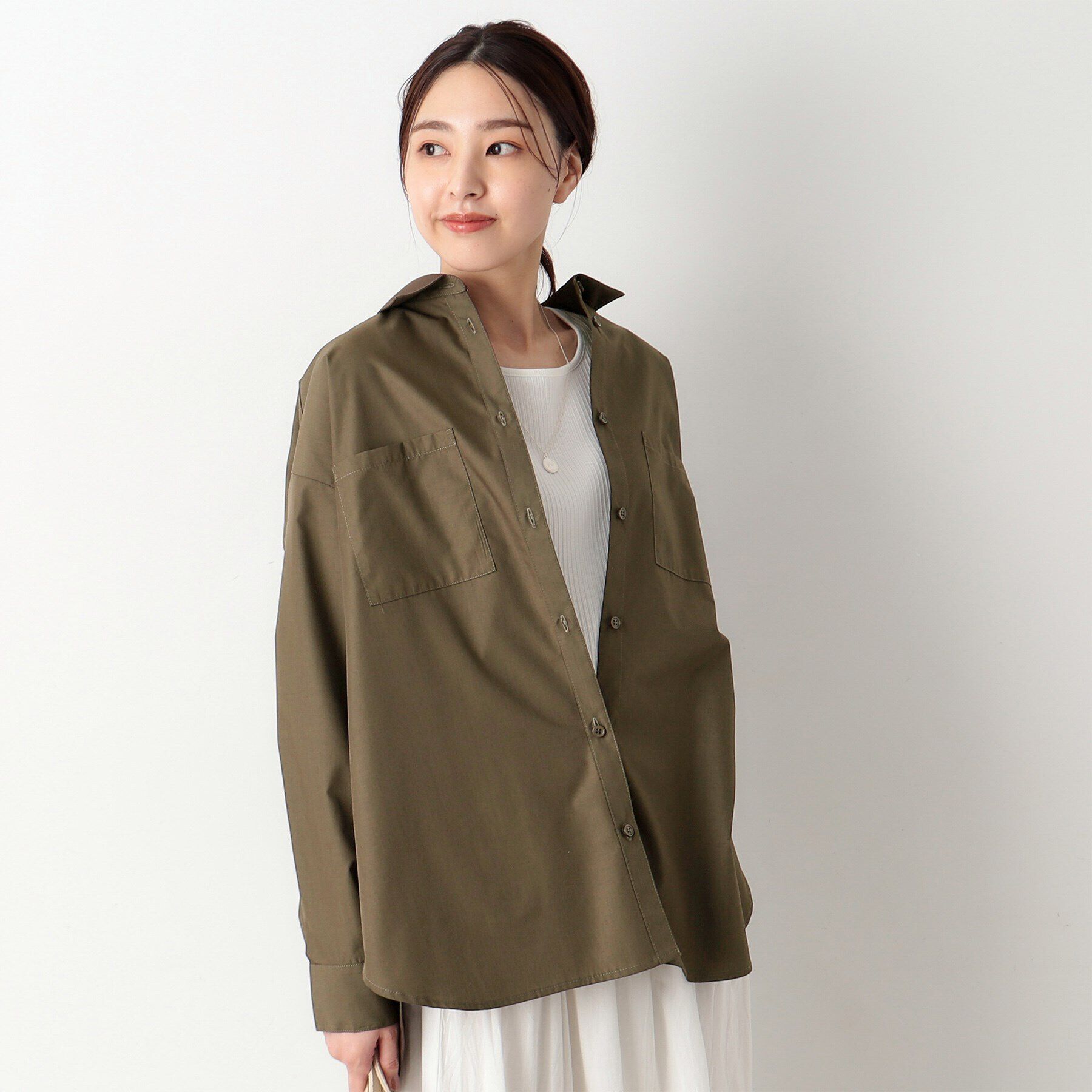 Dessin「【洗える】オーバーシャツ」|シャツ・ブラウス|