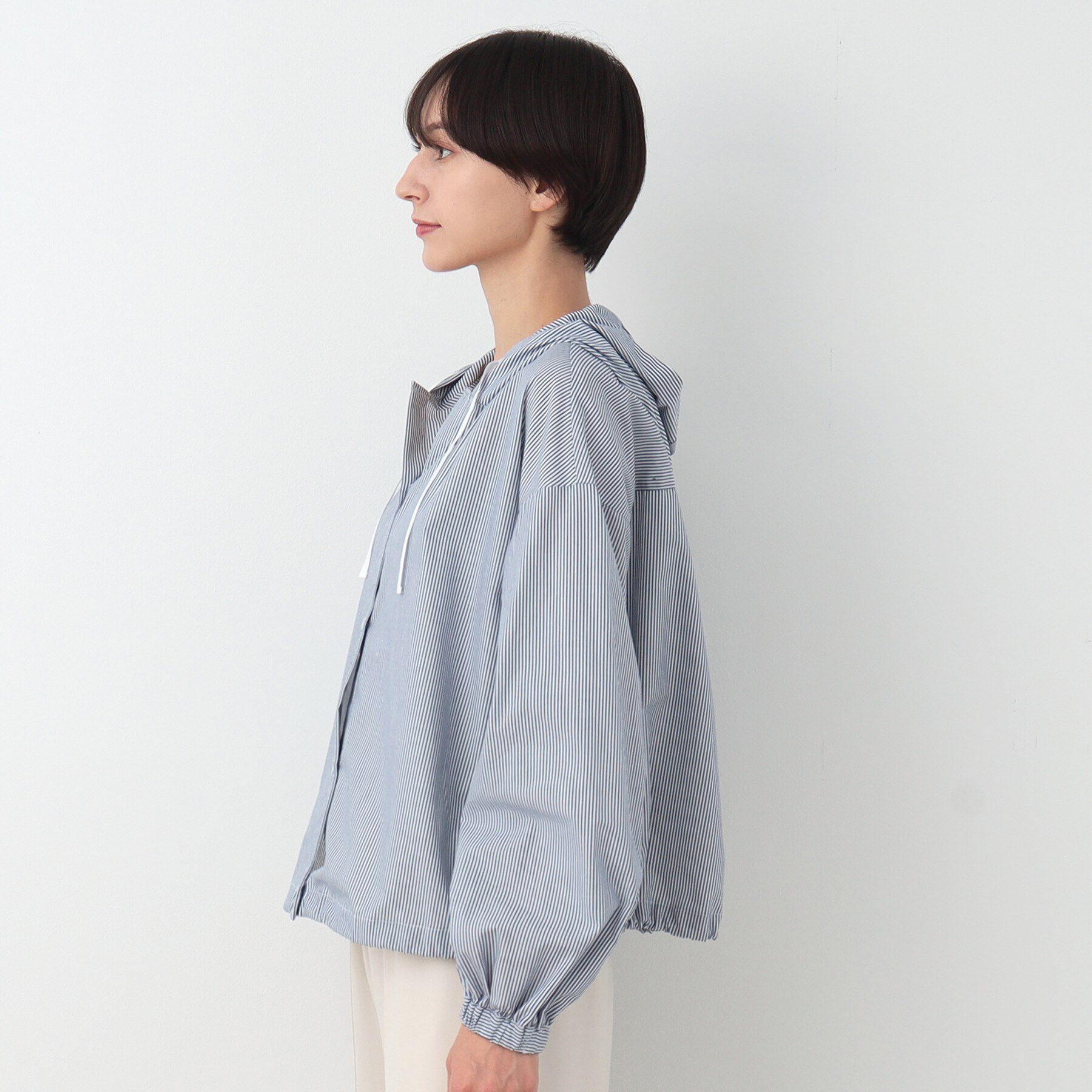 Dessin「【洗える】フーデットブラウス」|シャツ・ブラウス|