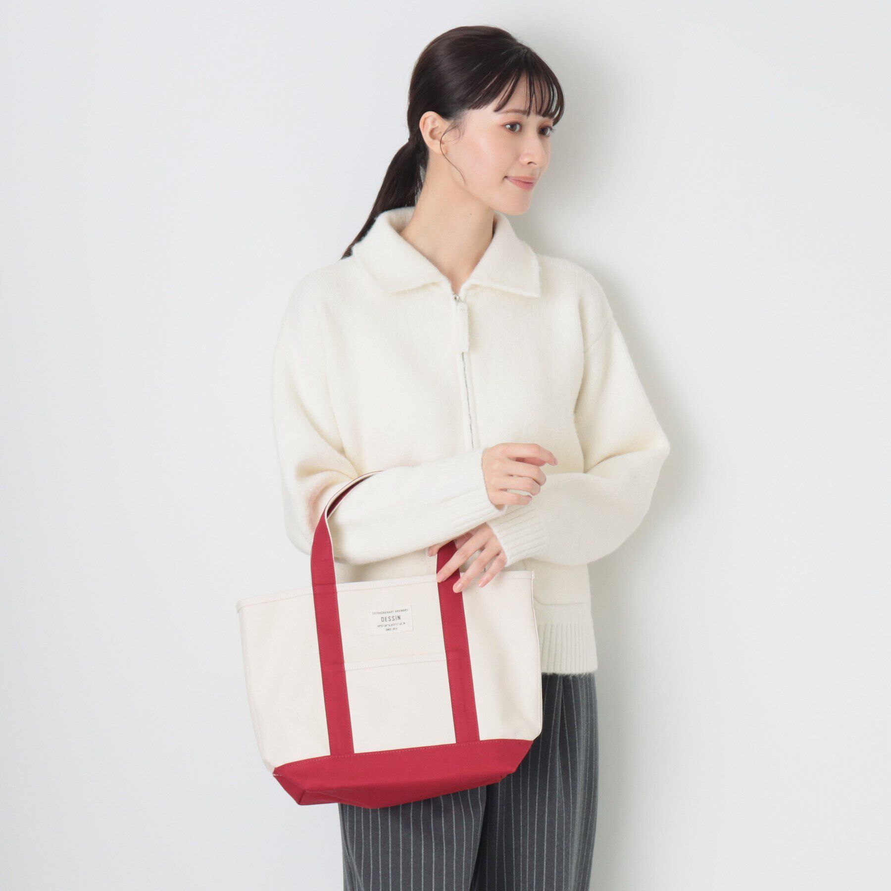 Dessin「6号帆布ボートバッグ」|トートバッグ|オフホワイト(503