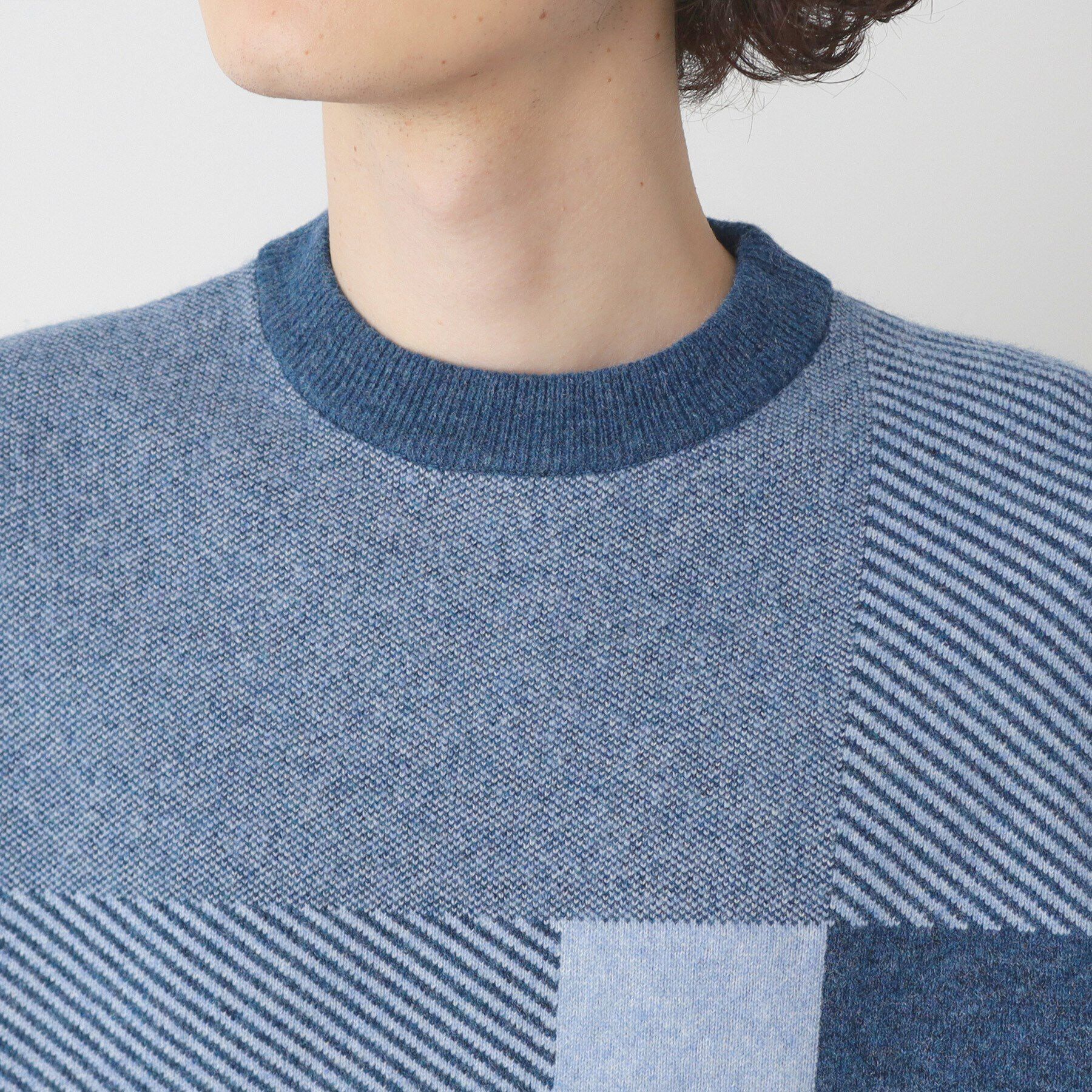 Dessin「ブロッキングジャカードニット」|ニット・セーター|