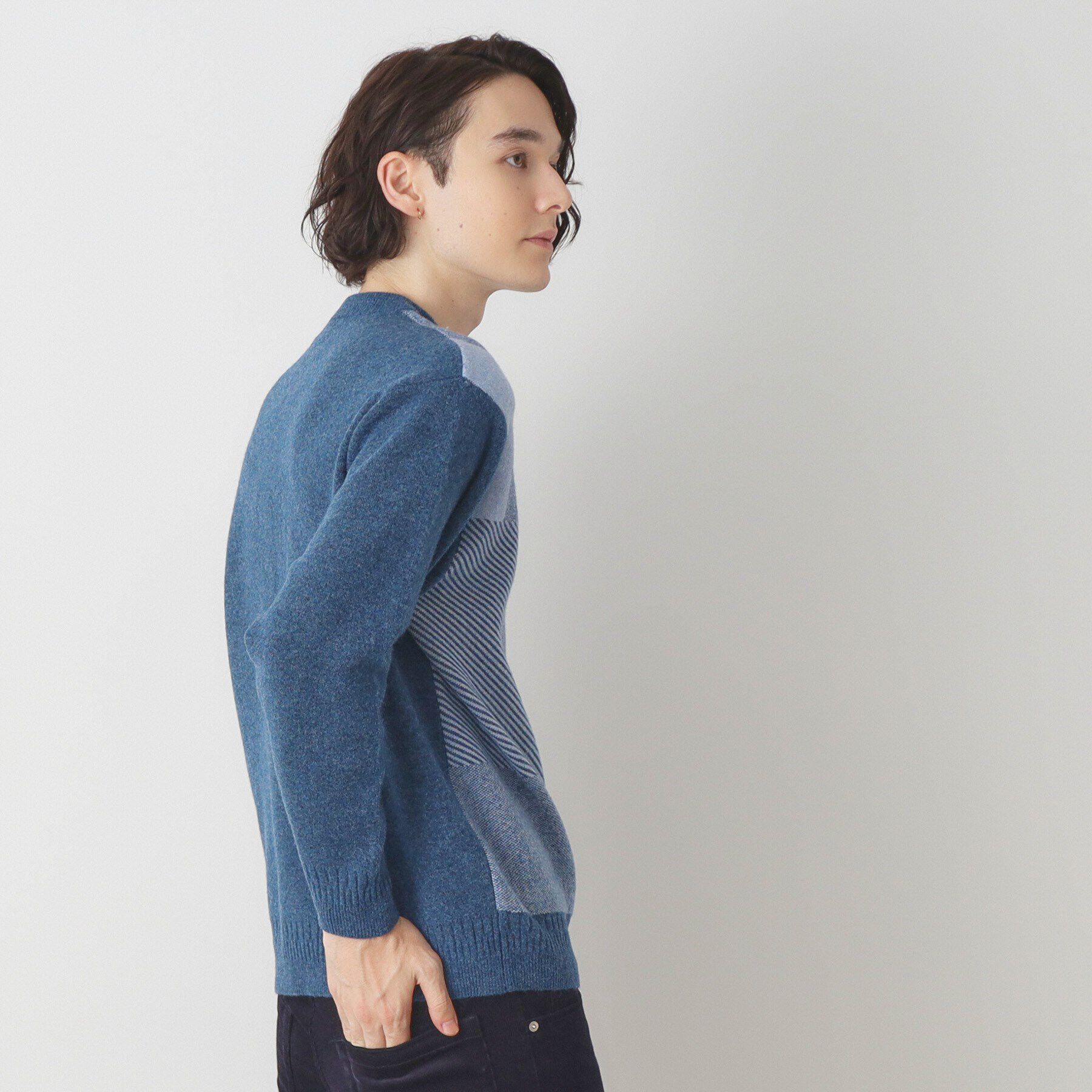 Dessin「ブロッキングジャカードニット」|ニット・セーター|