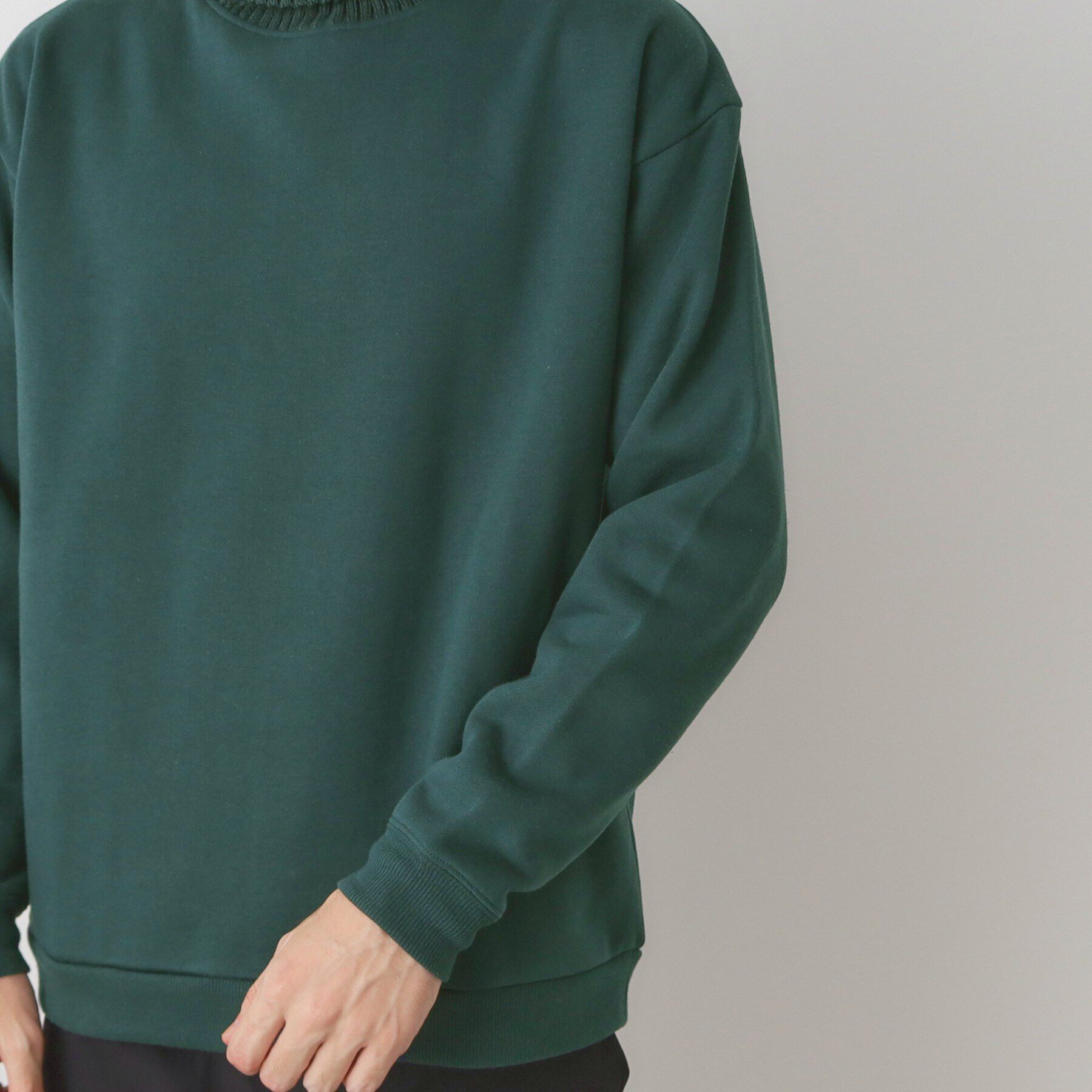 Dessin「ニットタートル切替ジャージ」|パーカー|