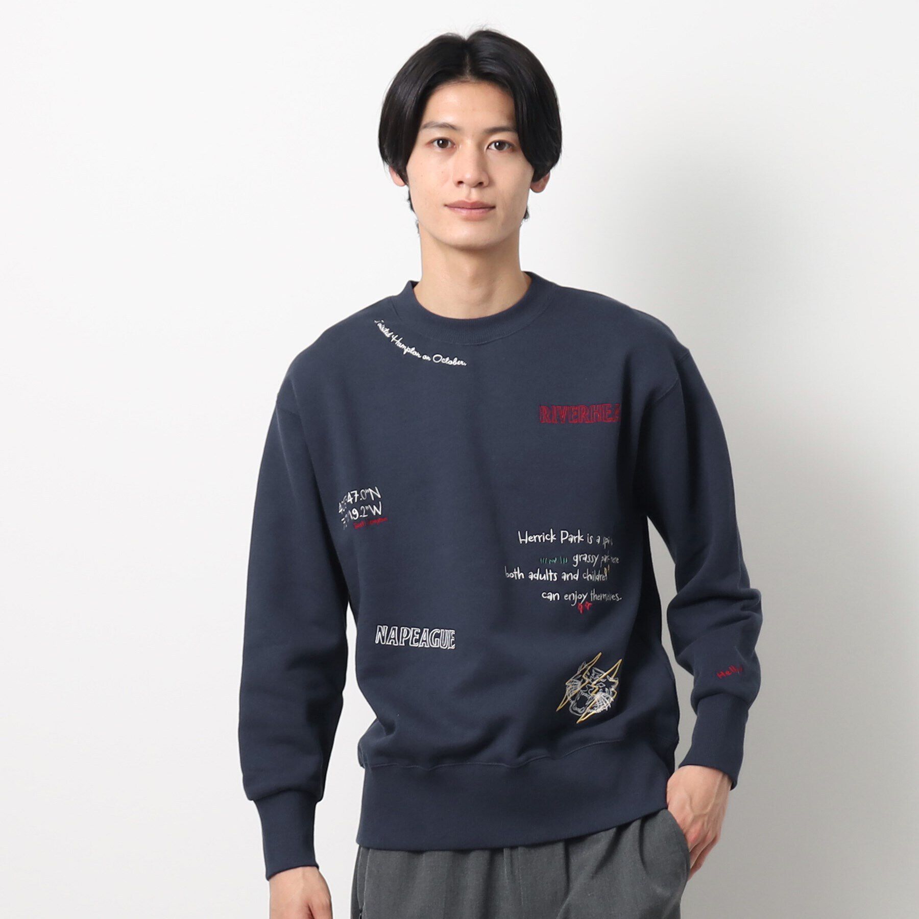 Dessin「落書きモチーフスウェット」|パーカー|