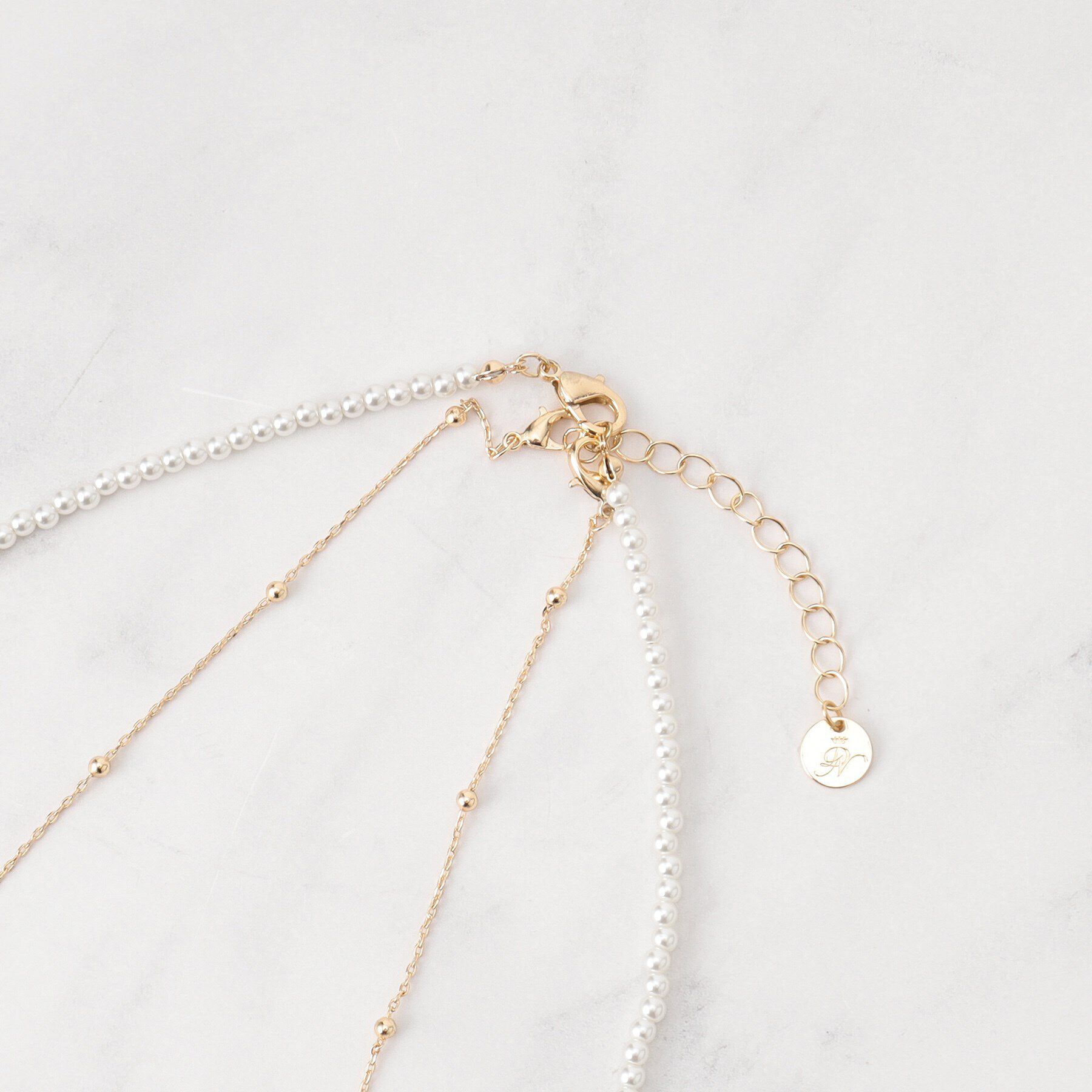 Dessin「【入卒／セレモニー】ガラスパールネックレス」|ネックレス|