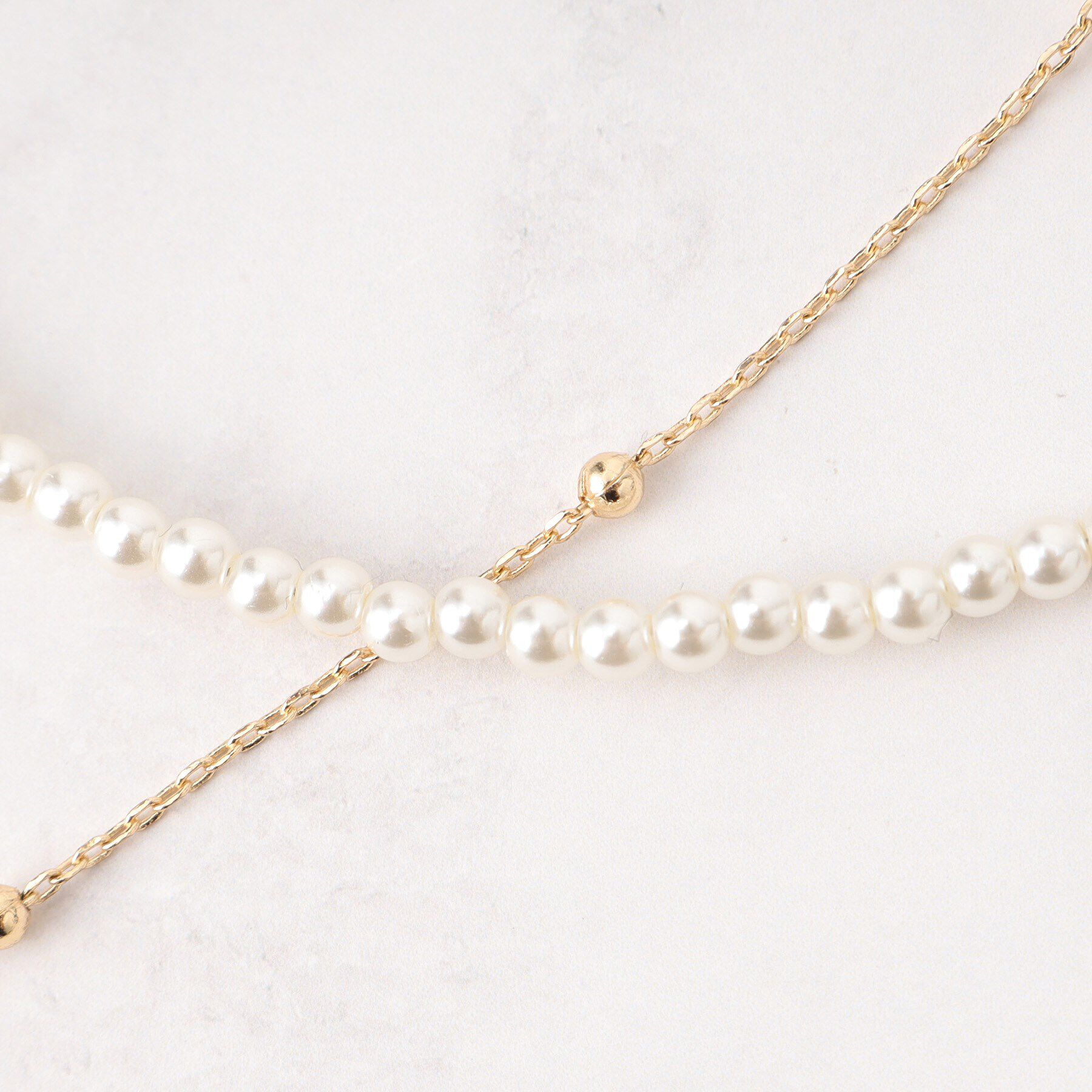 Dessin「【入卒／セレモニー】ガラスパールネックレス」|ネックレス|