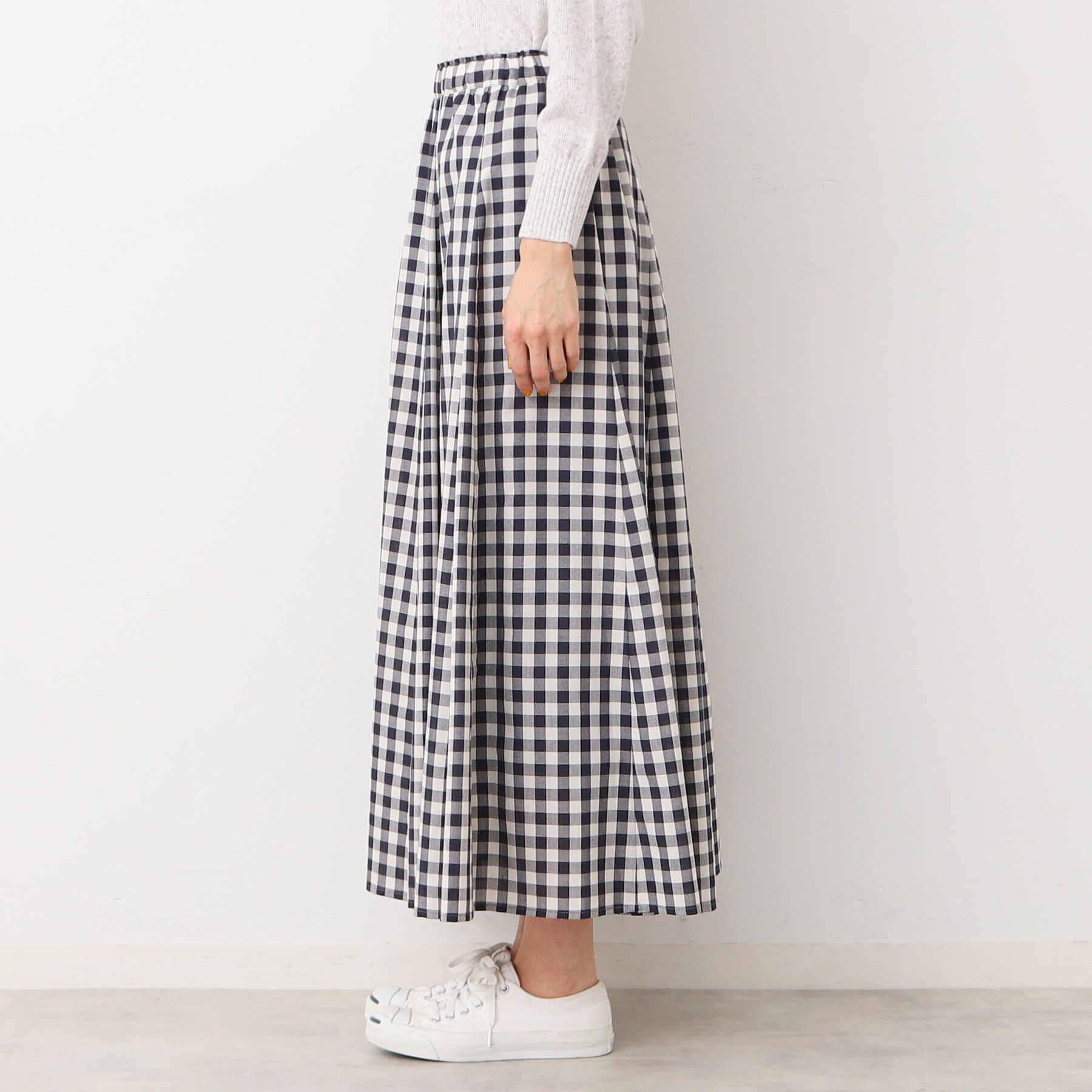 Dessin「【ウエストゴム・4サイズ展開】映えチェック柄スカート（XS～L）」|スカート|