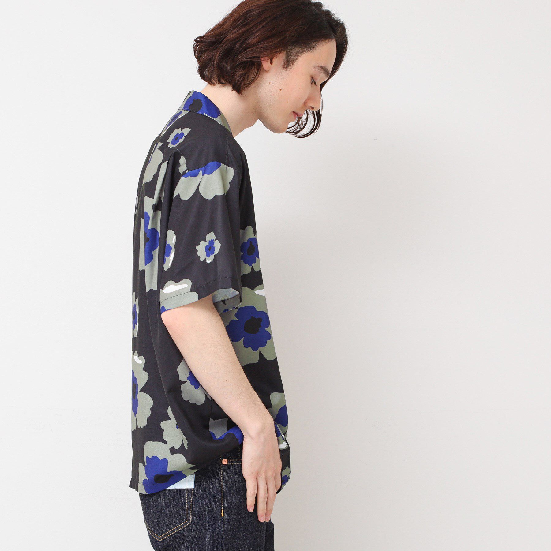 Dessin「【洗える】フラワープリントシャツ」|シャツ・ブラウス|