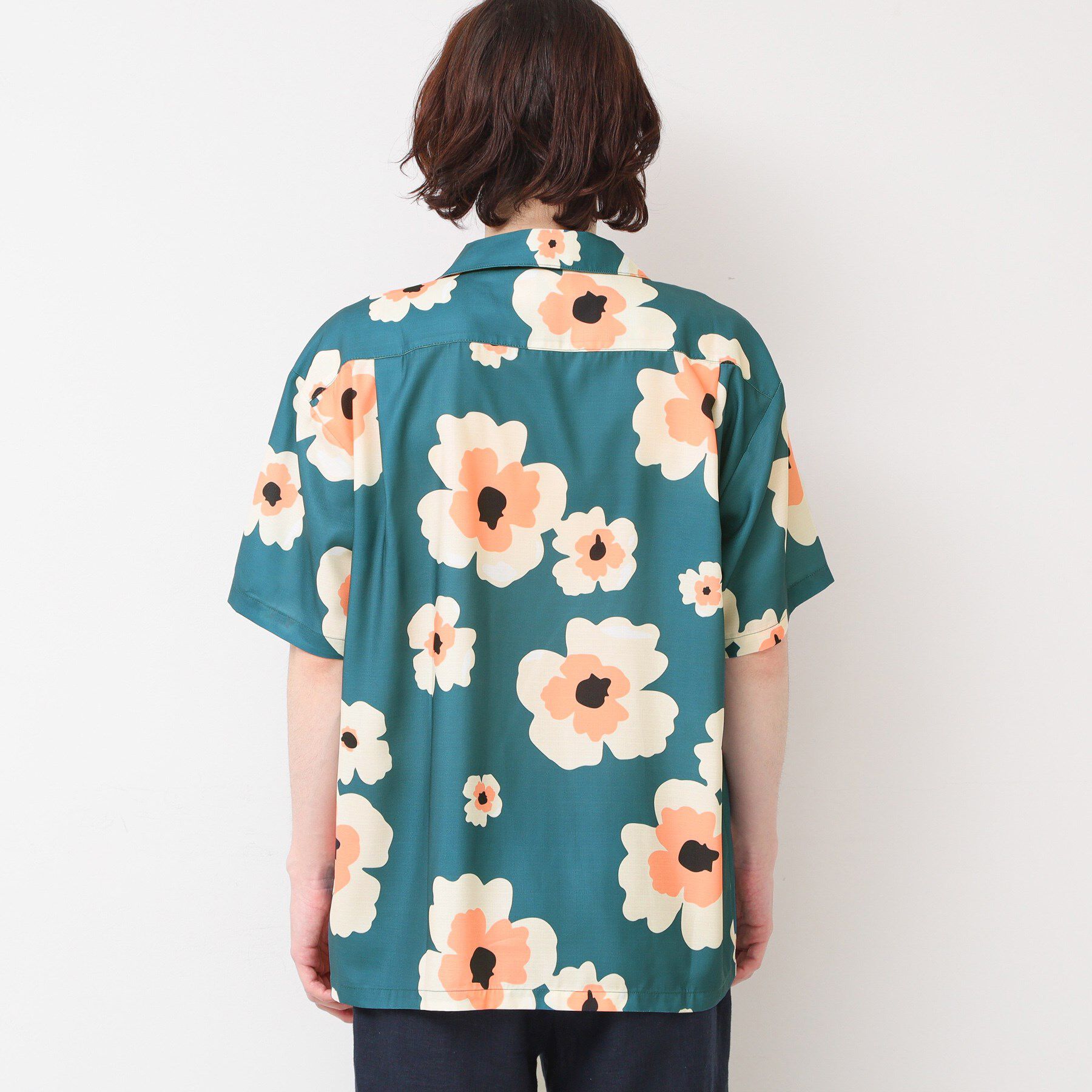 Dessin「【洗える】フラワープリントシャツ」|シャツ・ブラウス|