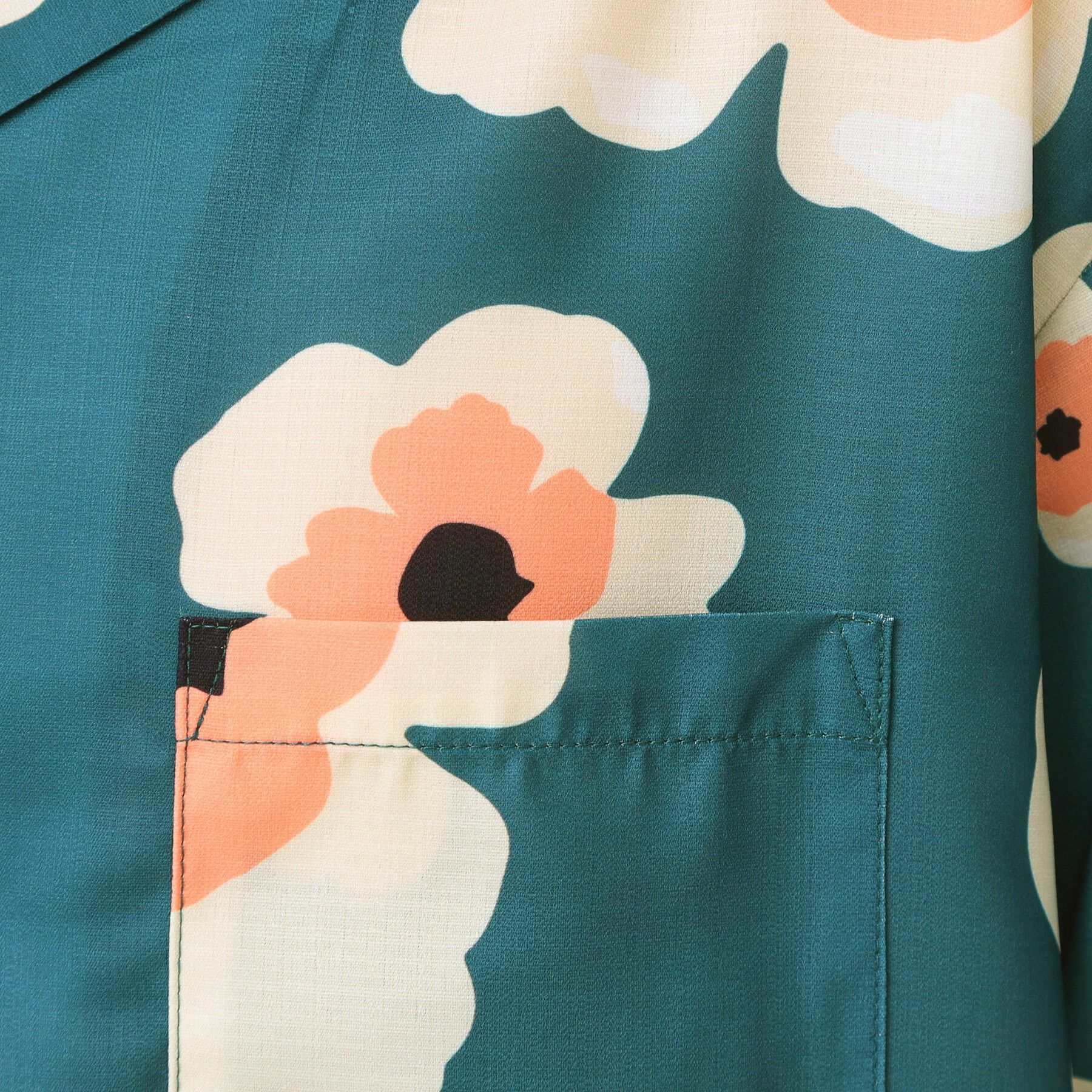 Dessin「【洗える】フラワープリントシャツ」|シャツ・ブラウス|