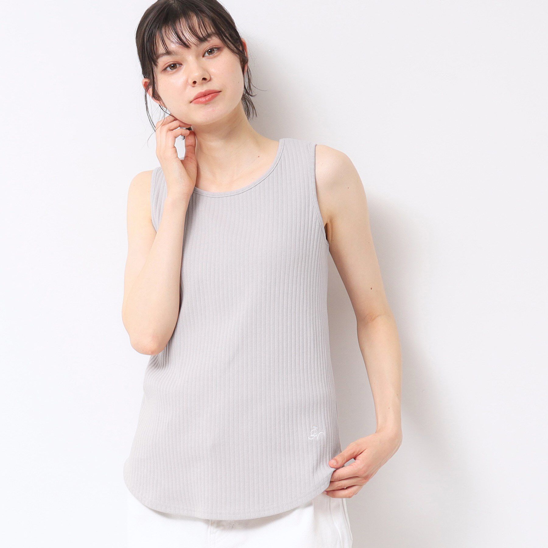 Dessin「【2WAY・洗える】リブタンク（S～L）」|キャミソール|