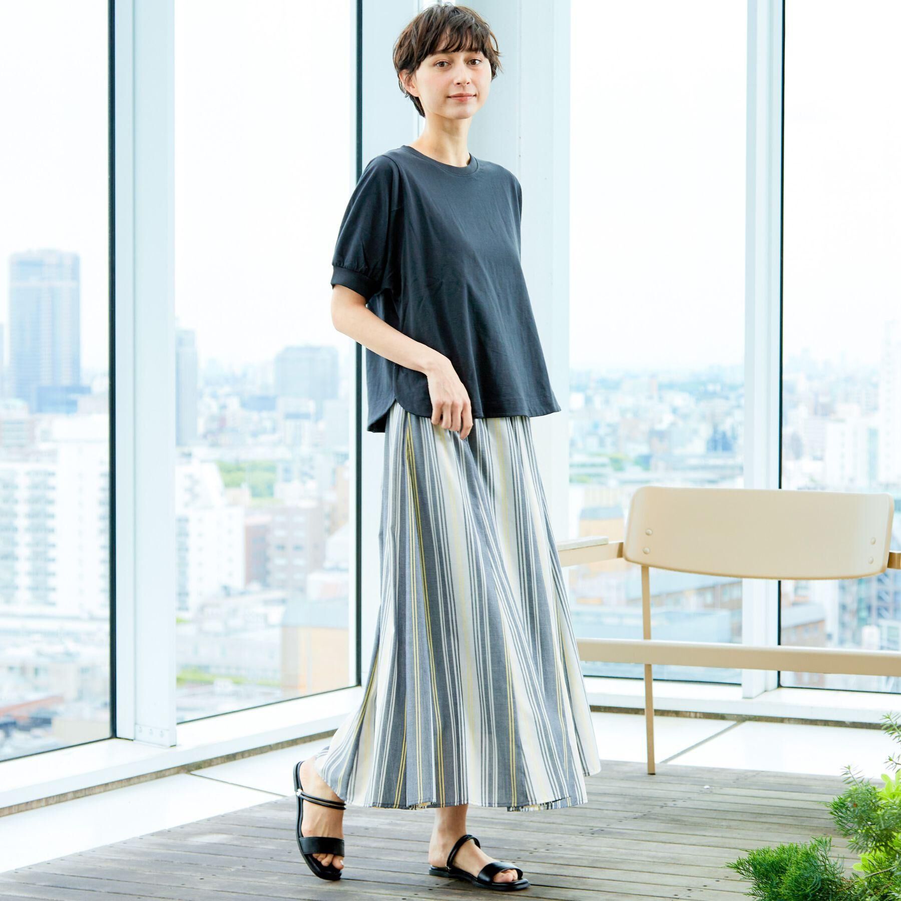 Dessin「【洗える】パフスリーブカットソー（XS～L）」|Tシャツ・カットソー|