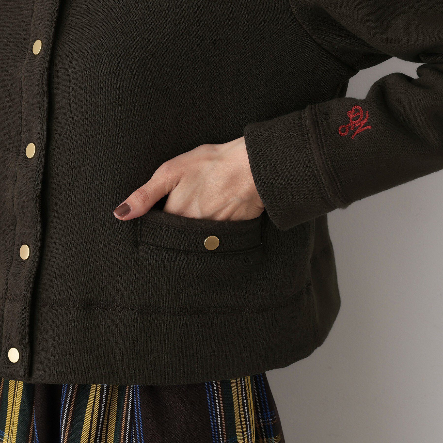 Dessin「【日本製/洗える】吊り裏毛カーディガン」|カーディガン|