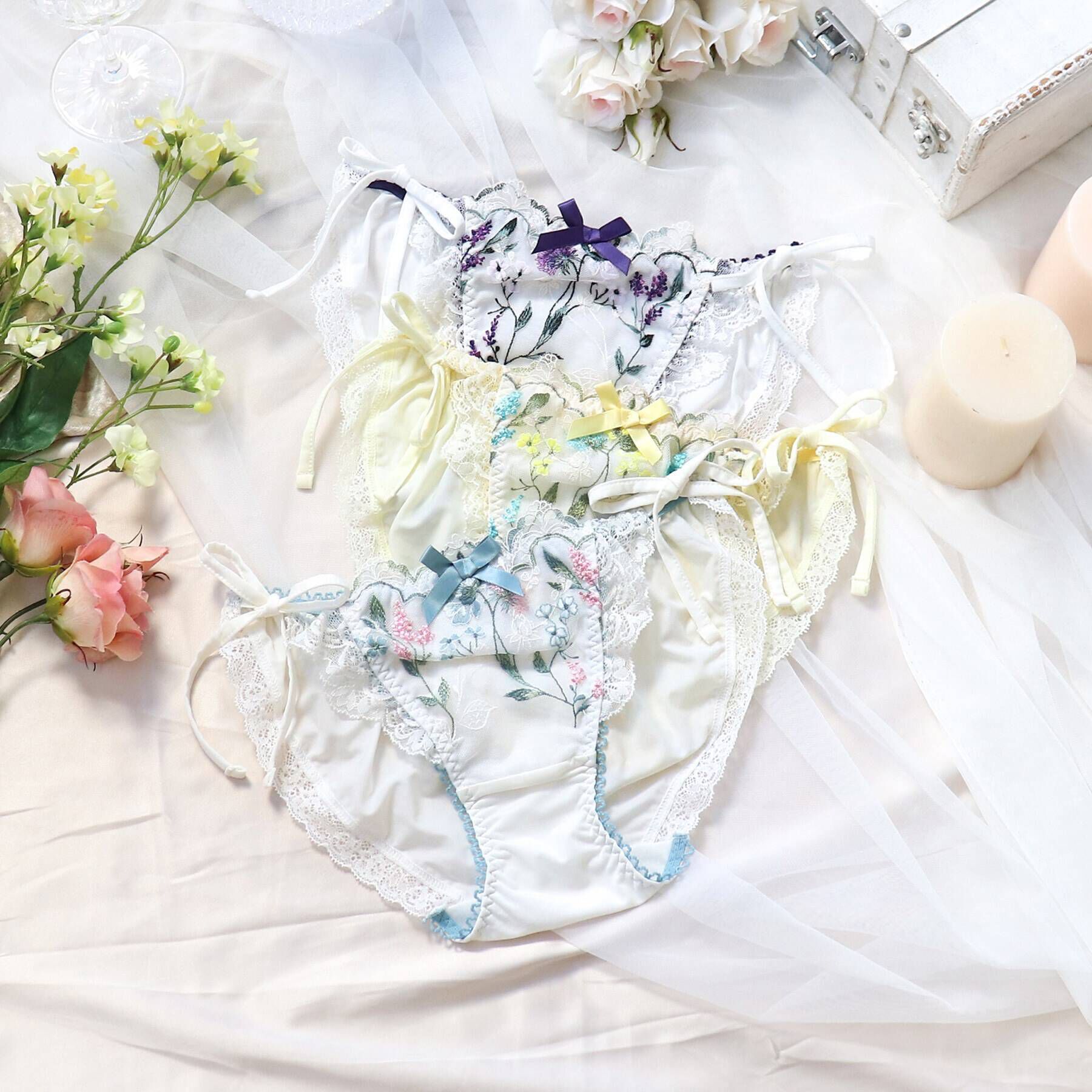 Risa Magli「アンジュ リボンショーツ」|インナー|