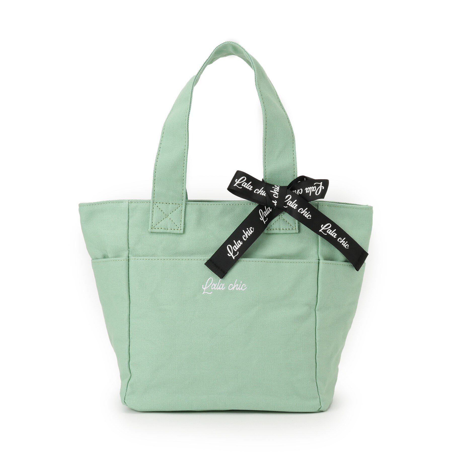 ITS&rsquo;DEMO「【7ポケット／推し活】クリアポケット付カラフルトート」|ハンドバッグ|