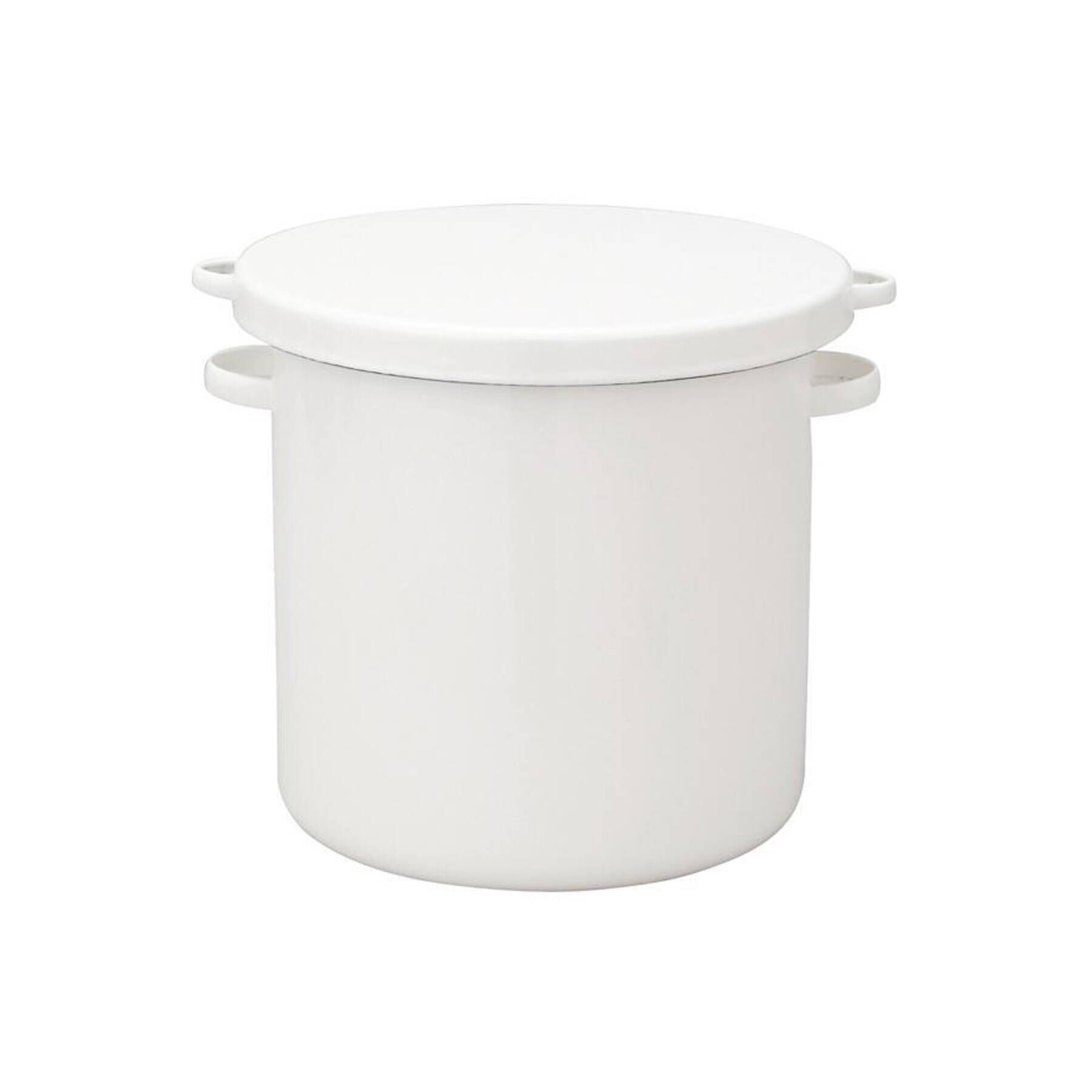 212 KITCHEN STORE「野田琺瑯 ホワイトシリーズ　ラウンドストッカー 21cm」|食器・キッチングッズ|