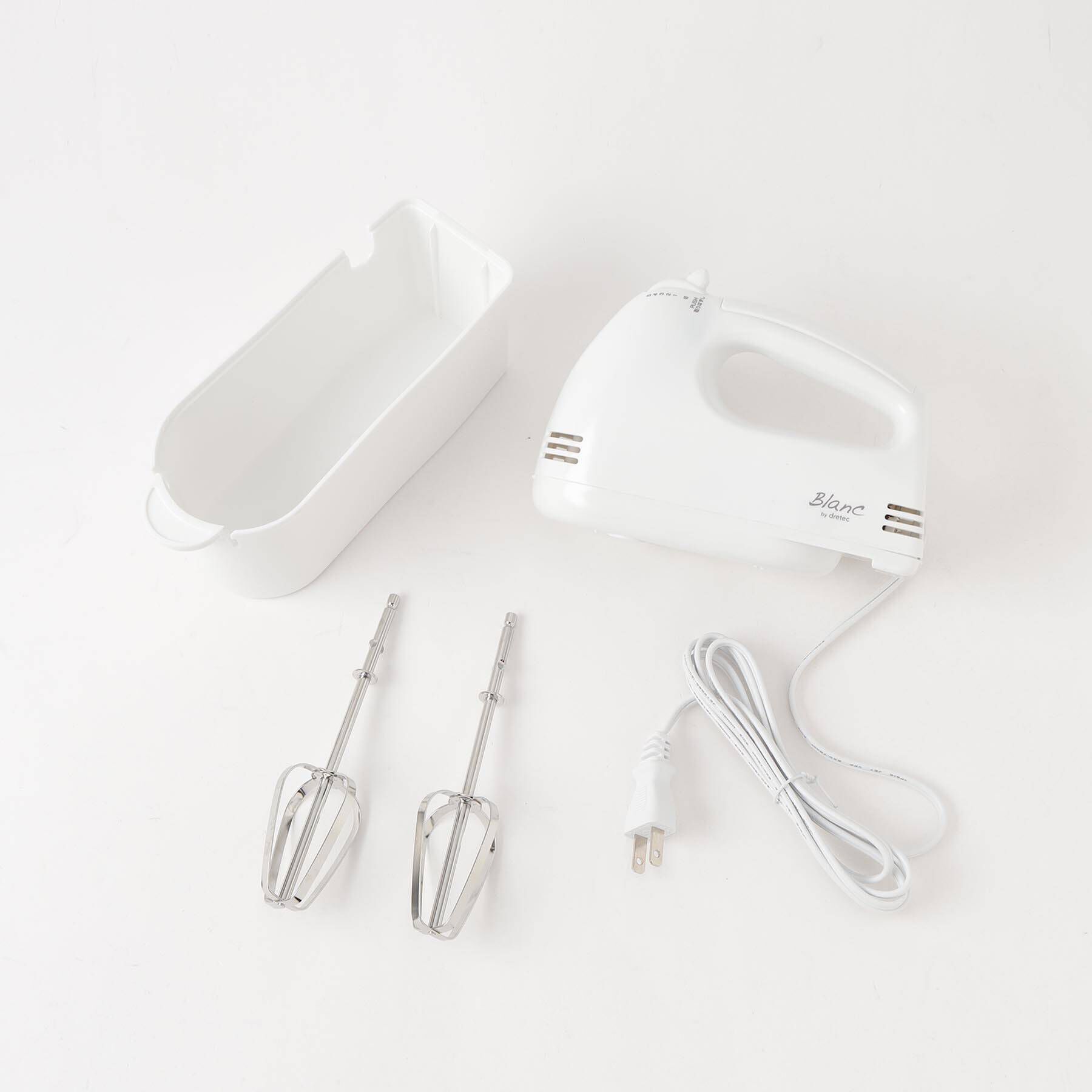 212 KITCHEN STORE「ハンドミキサー ホワイト dretec ドリテック」|食器・キッチングッズ|