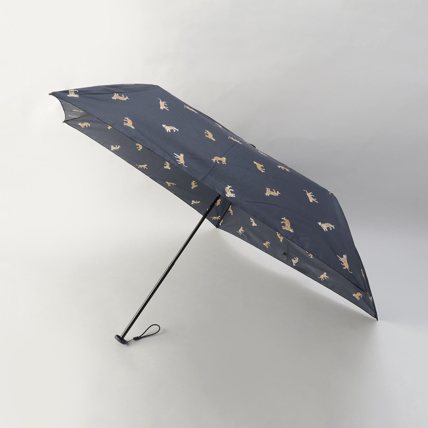 212 KITCHEN STORE「Wpc. エアライト レオパード＆タイガ－ミニ NV 折傘」|傘|その他