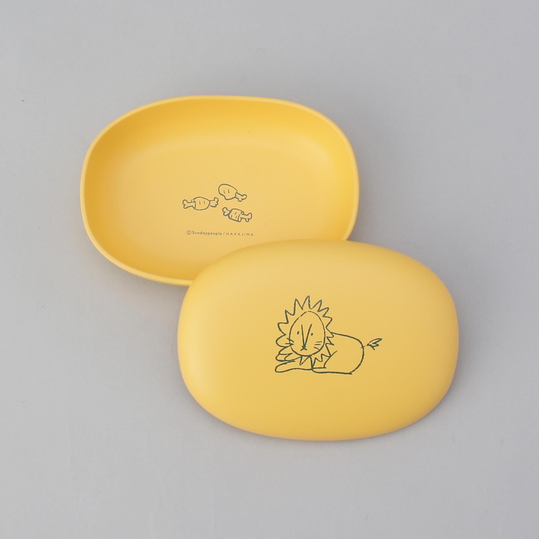 212 KITCHEN STORE「mogugu どーぶつ 蓋付プレート らいおん」|その他ベビー用品|