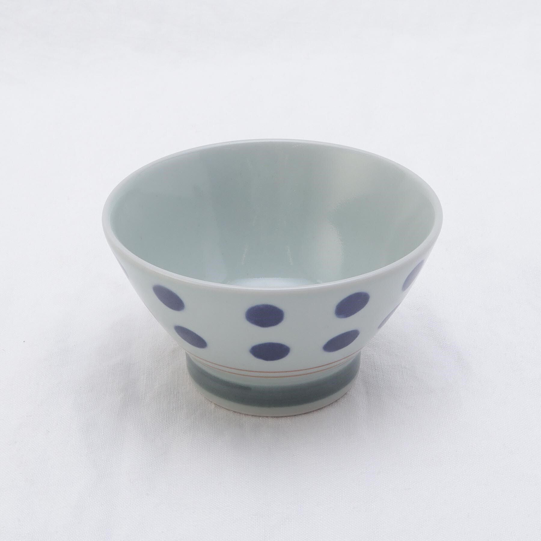 212 KITCHEN STORE「波佐見 くらわんか碗ドット 手ぬぐい付」|食器・キッチングッズ|