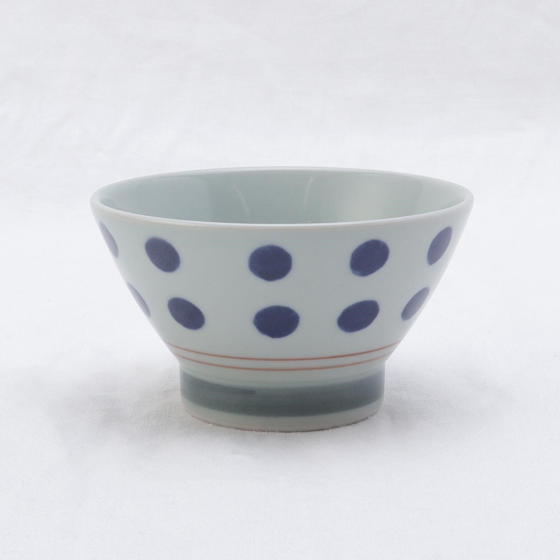 212 KITCHEN STORE「波佐見 くらわんか碗ドット 手ぬぐい付」|食器・キッチングッズ|