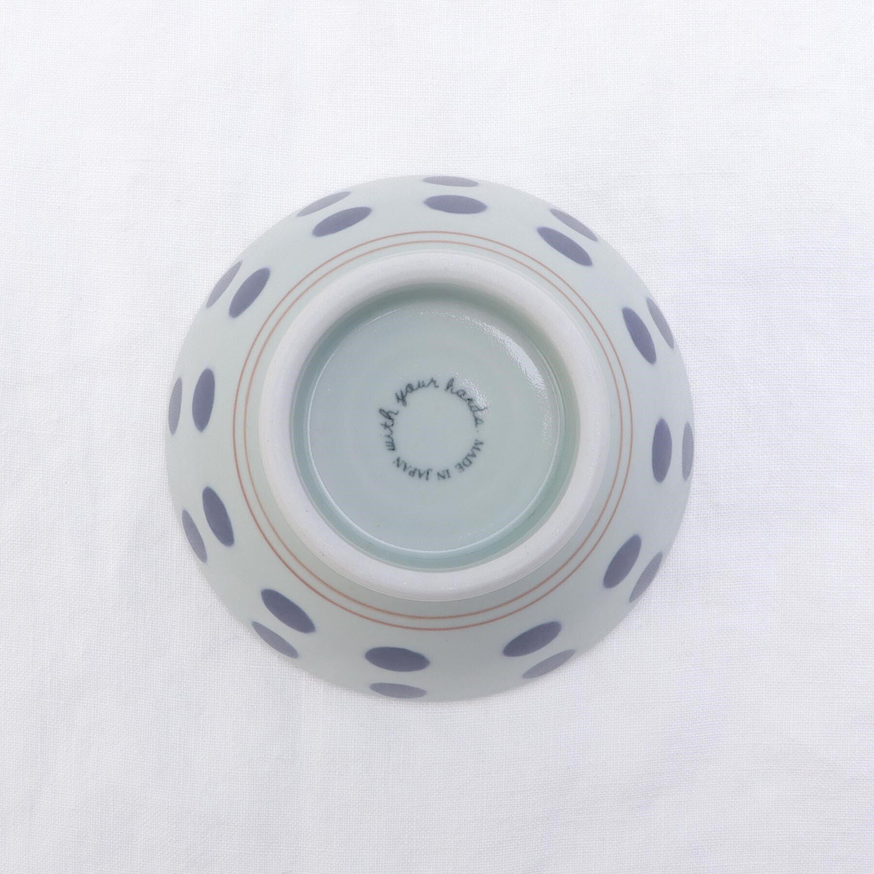 212 KITCHEN STORE「波佐見 くらわんか碗ドット 手ぬぐい付」|食器・キッチングッズ|