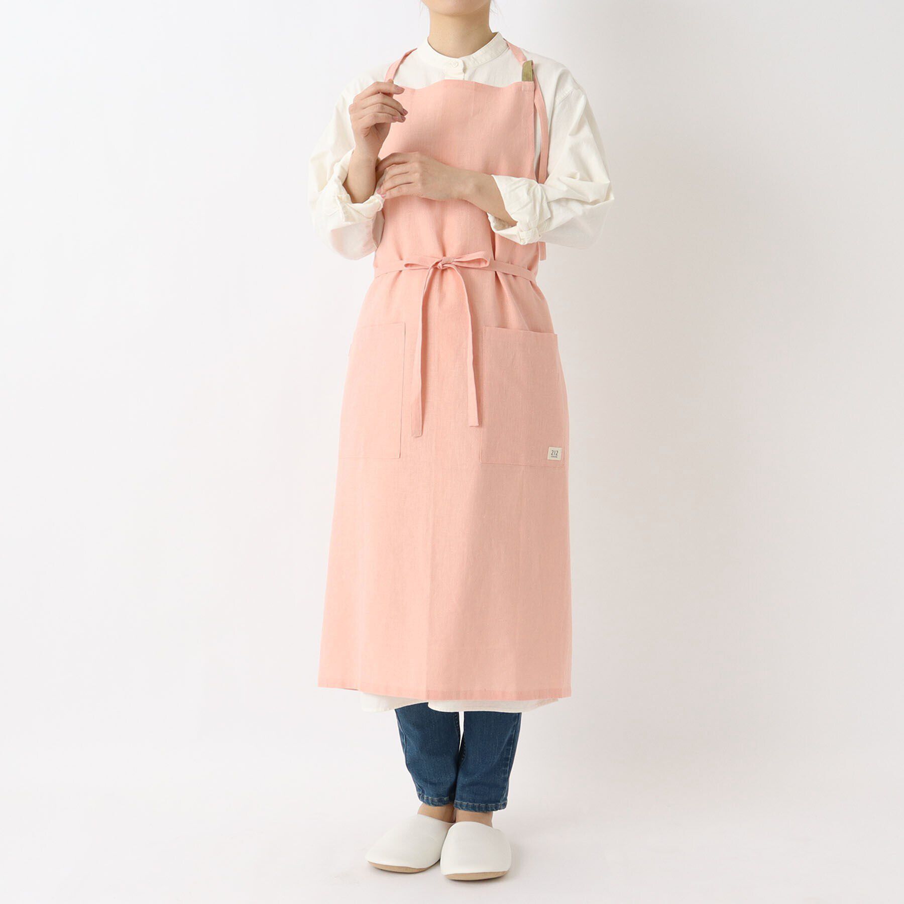 212 KITCHEN STORE「リネンコットン フルエプロン PK ＜212Kオリジナル＞」|食器・キッチングッズ|