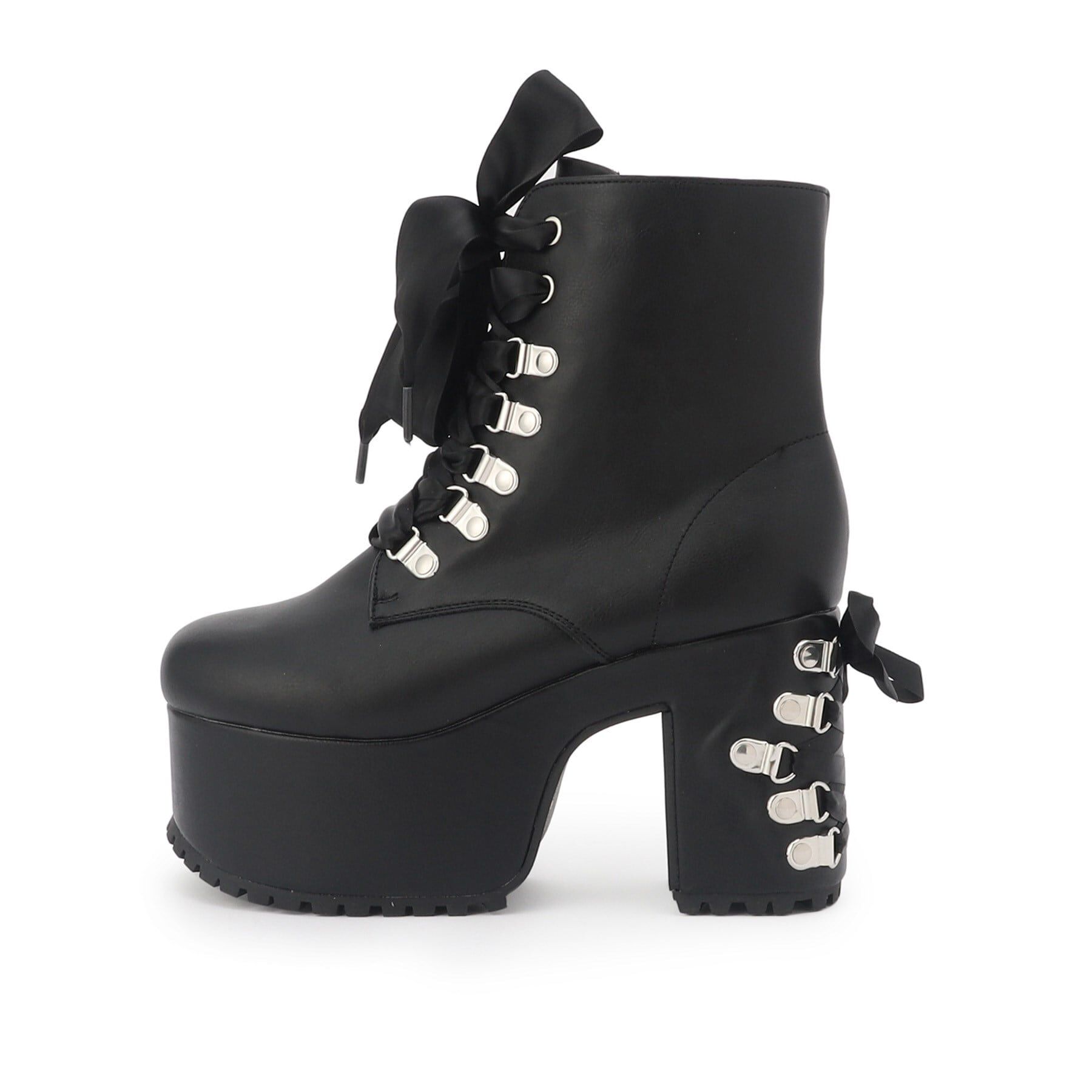 csT&P「厚底 ハトメ レースアップブーツ」|ショートブーツ|