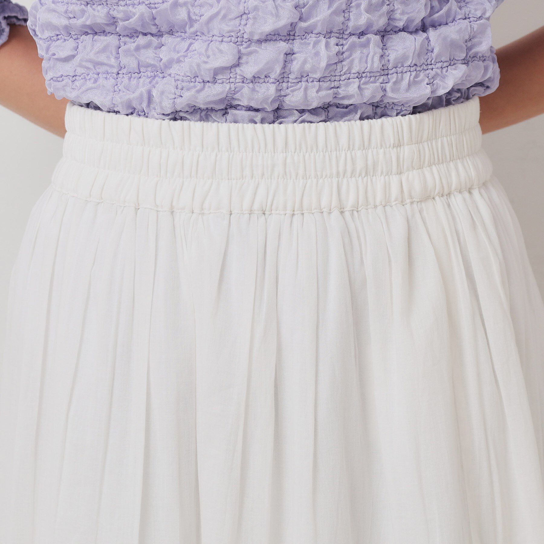 SunaUna「【軽い着心地／インド綿】ティアードロングスカート」|スカート|