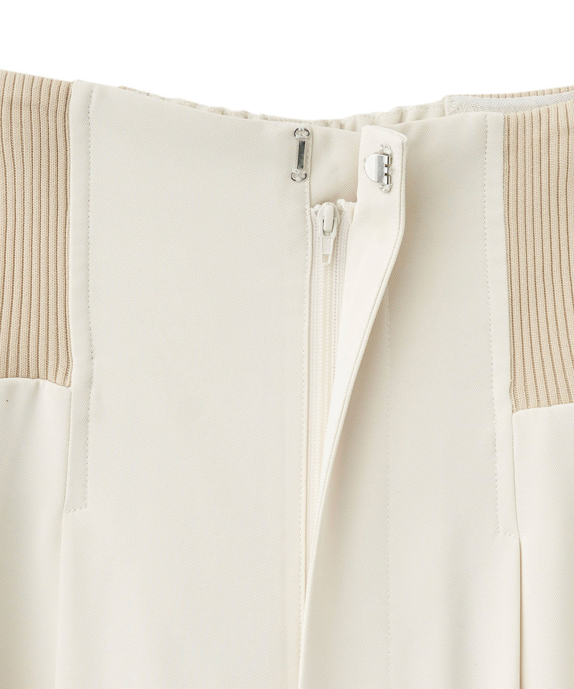 COCO DEAL「コルセットリブワイドパンツ」|スラックス|