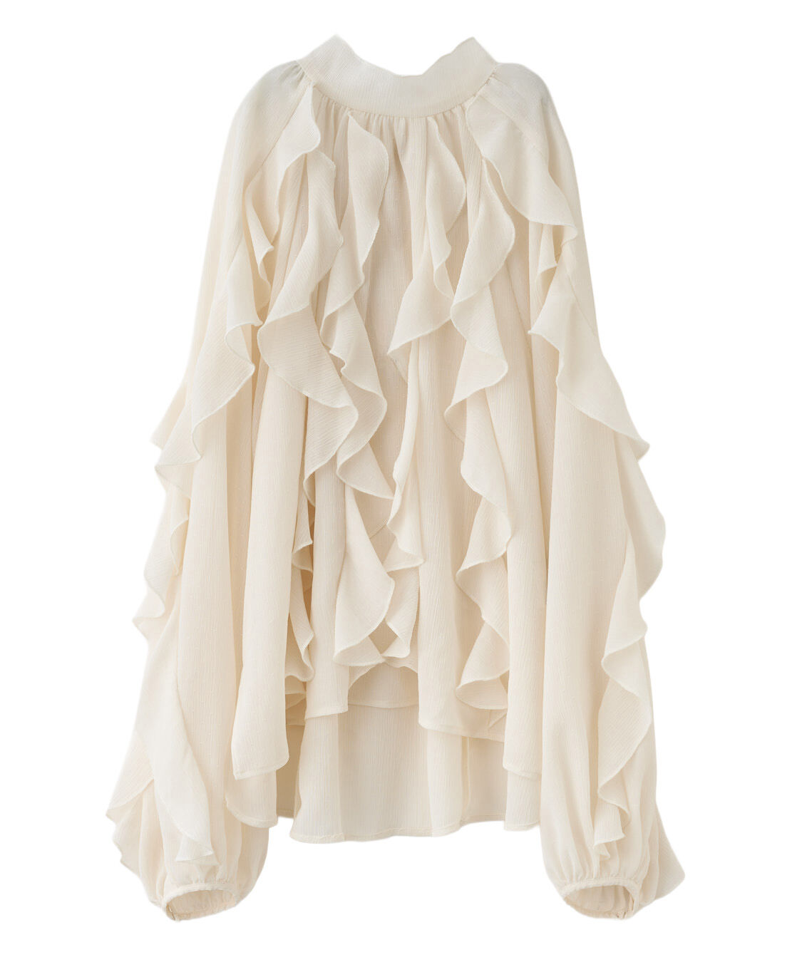 ココディール　【岡崎紗絵さんコラボ】カスケードボウタイフリルミニワンピース 岡崎紗絵さんコラボ】カスケードボウタイフリルミニワンピース（COCO