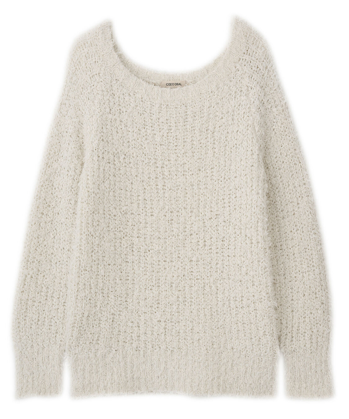 COCO DEAL「ミドル丈フェザーニット」|ニット・セーター|オフ