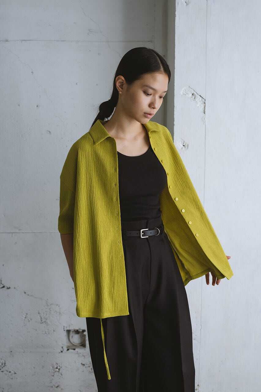 STYLEMIXER「リンクルハーフスリーブシャツ」|シャツ・ブラウス|