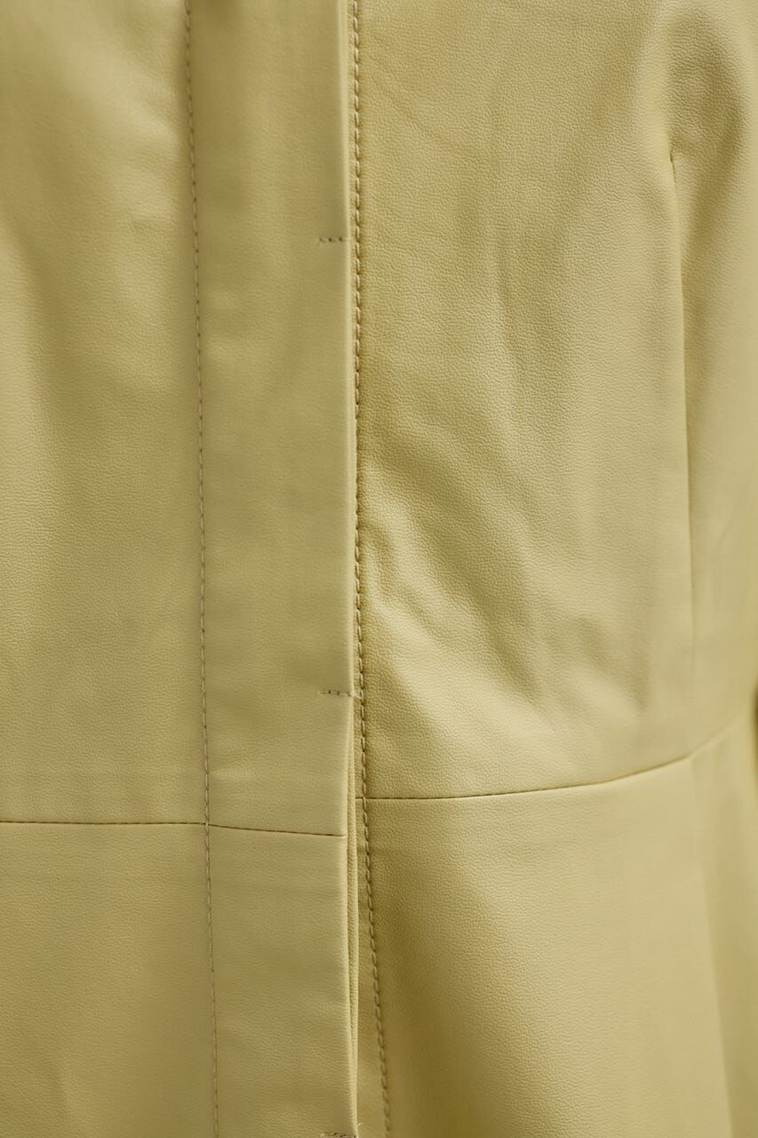 STYLEMIXER「フェイクレザータックシャツ」|シャツ・ブラウス|