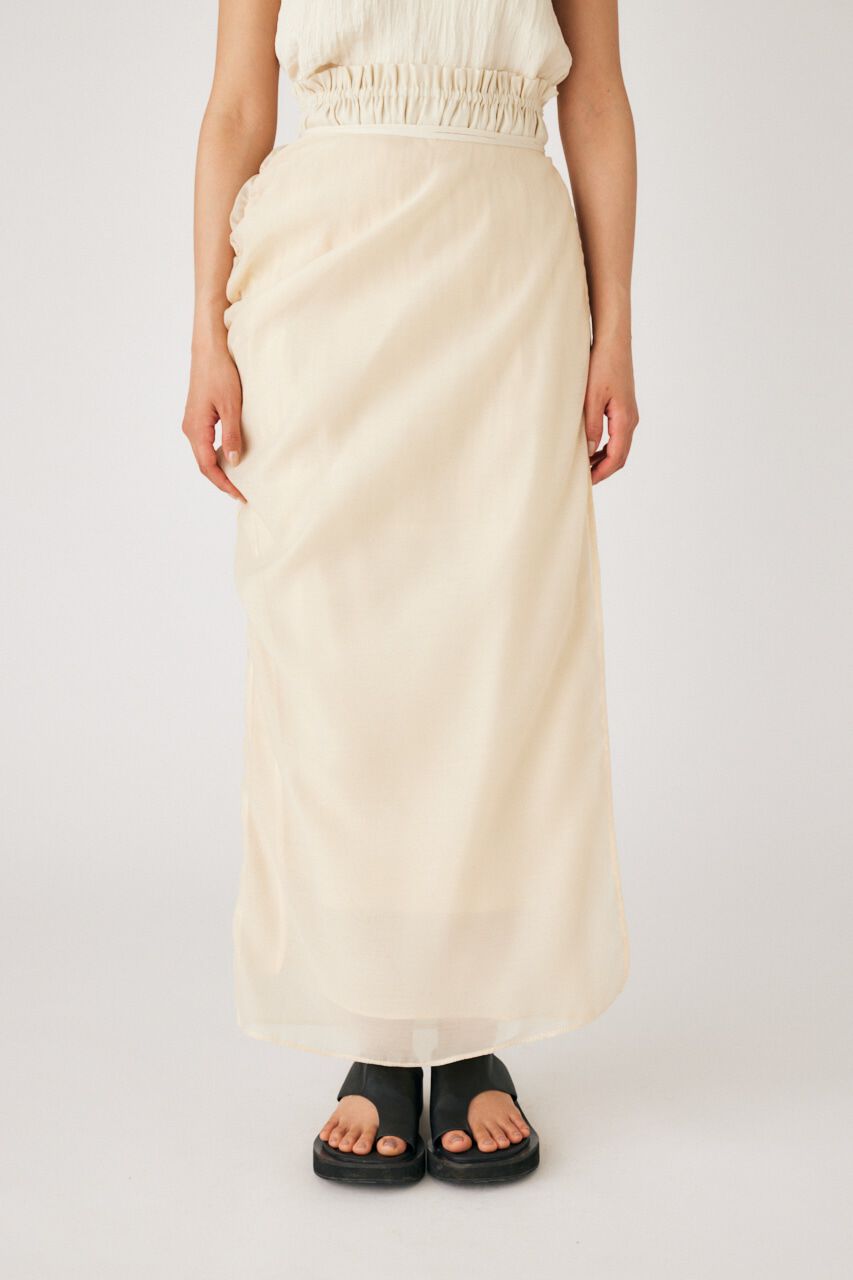 MOUSSY「SHEER WRAP スカート」|スカート|