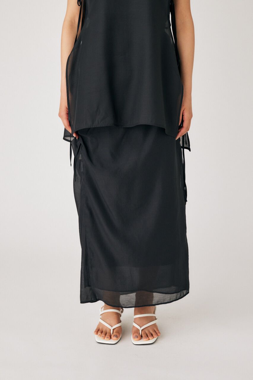 MOUSSY「SHEER WRAP スカート」|スカート|