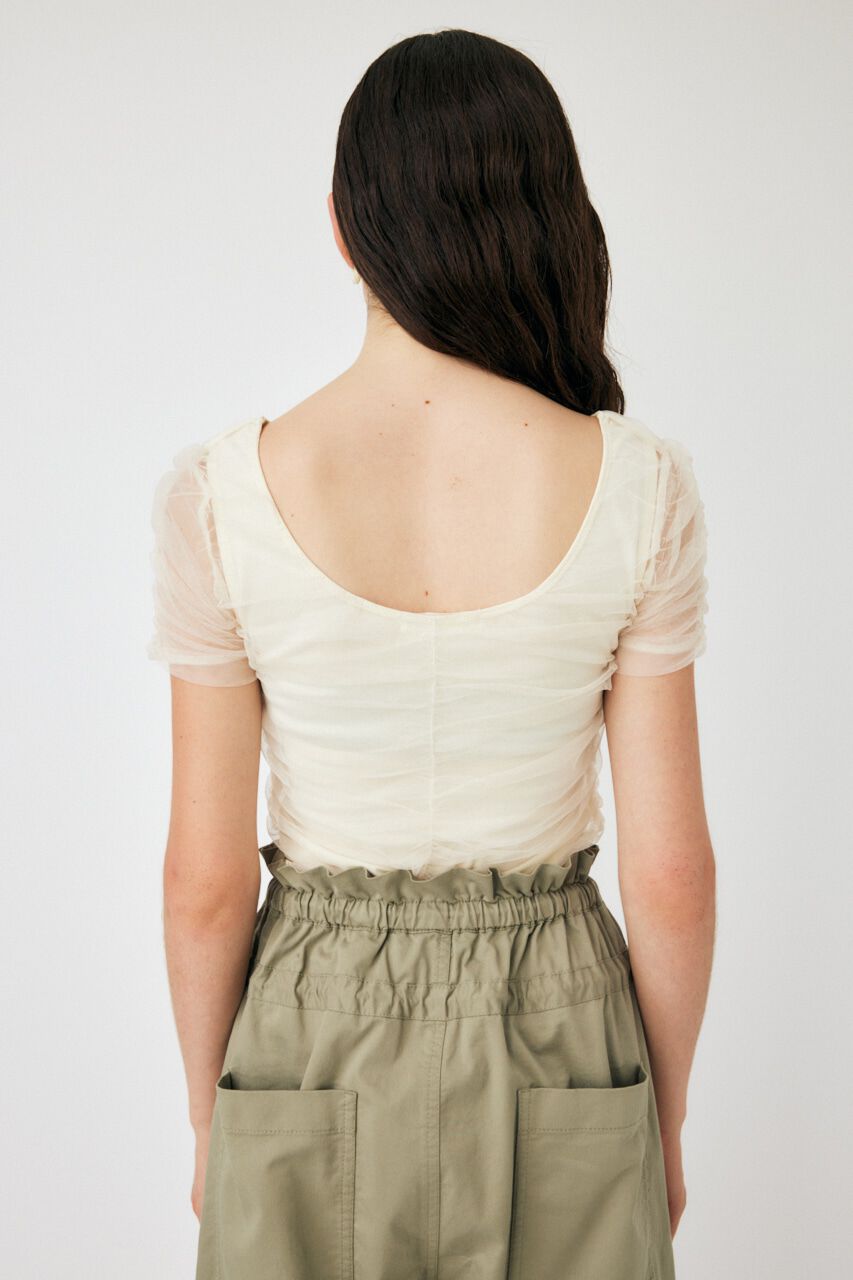 MOUSSY「CUT TULLE トップス」|Tシャツ・カットソー|