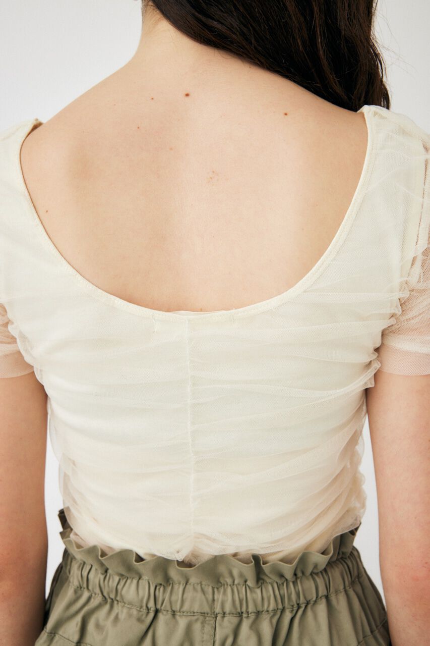 MOUSSY「CUT TULLE トップス」|Tシャツ・カットソー|