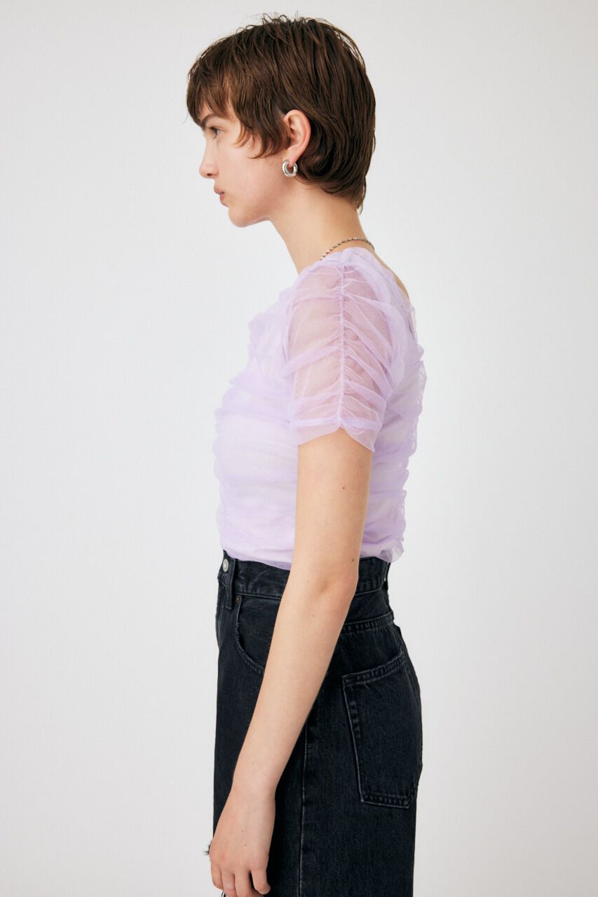 MOUSSY「CUT TULLE トップス」|Tシャツ・カットソー|