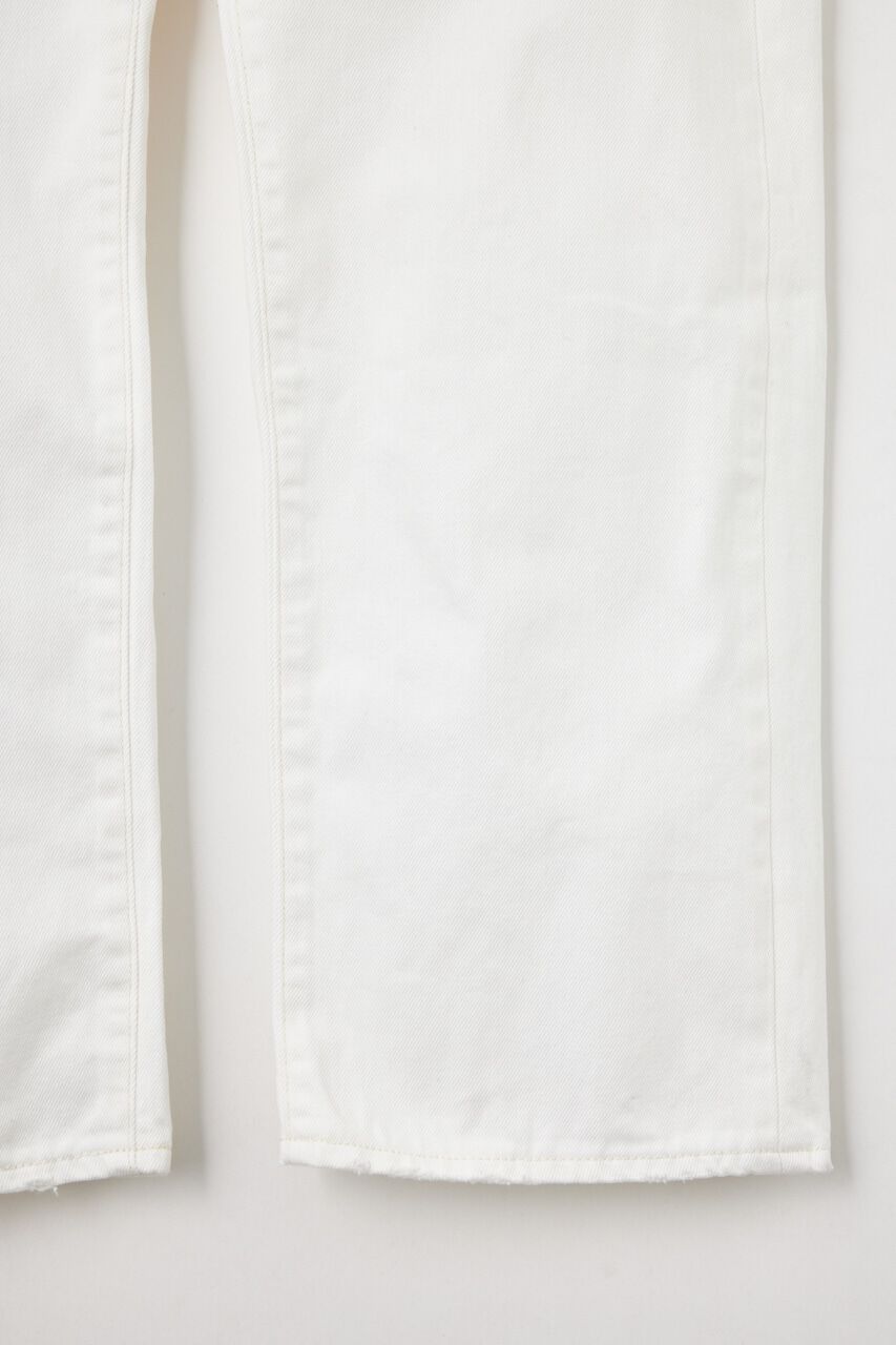 MOUSSY「THIGH SLIT WHT LOOSE STRAIGHT」|デニム|